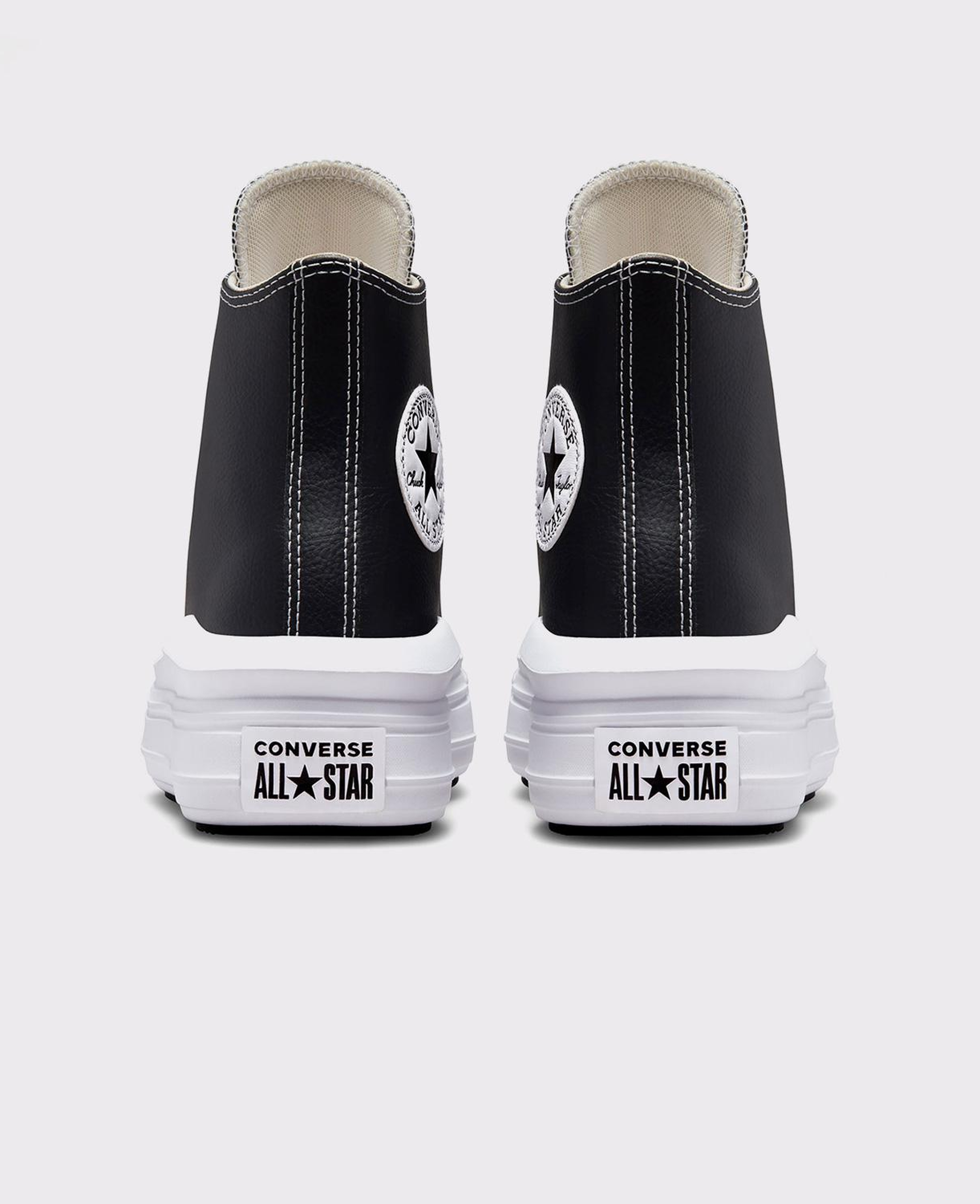 Converse Chuck Taylor All Star Move Platform Foundational Leather Kadın Siyah Sneaker