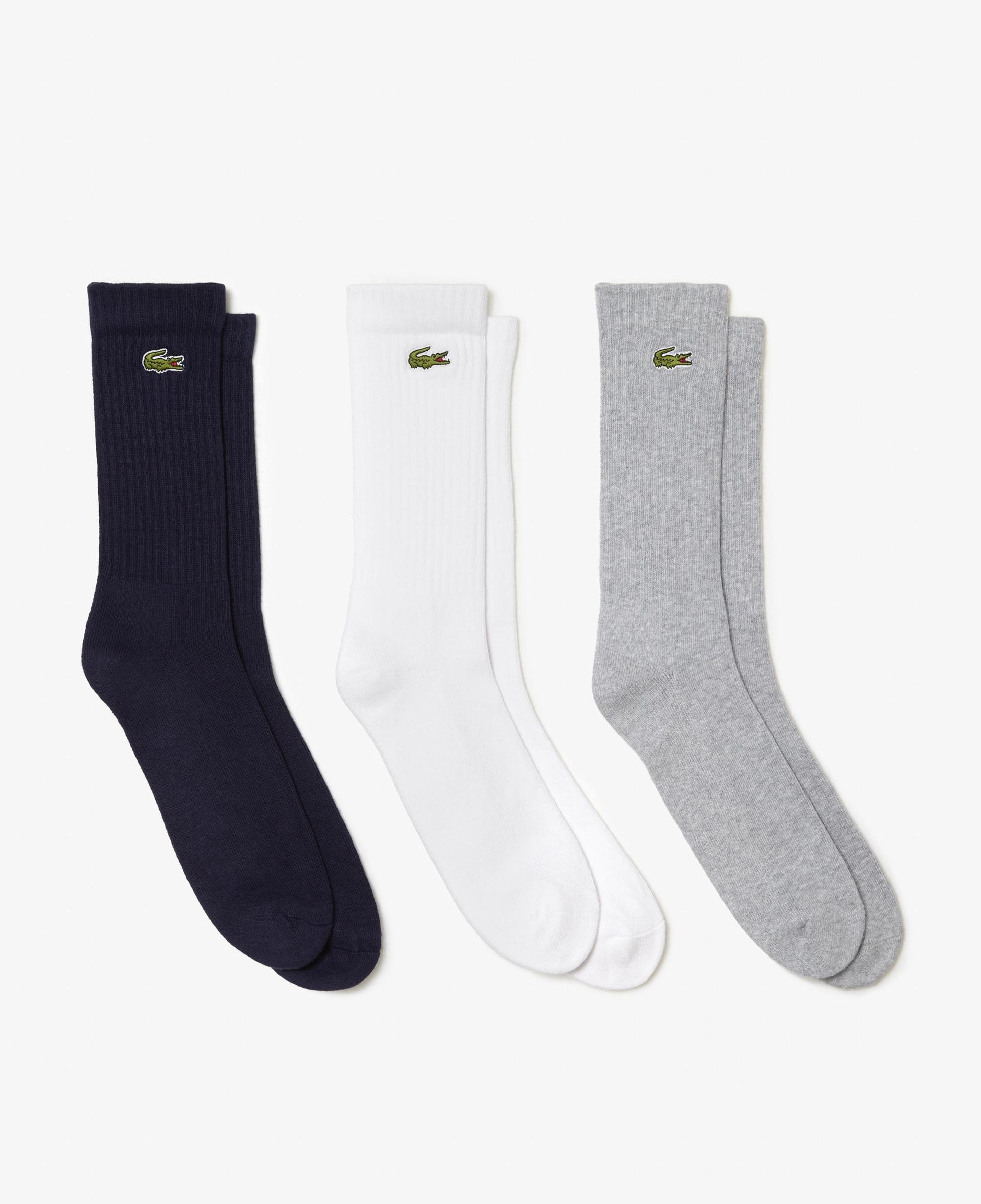 Lacoste Unisex 3'lü Renkli Çorap