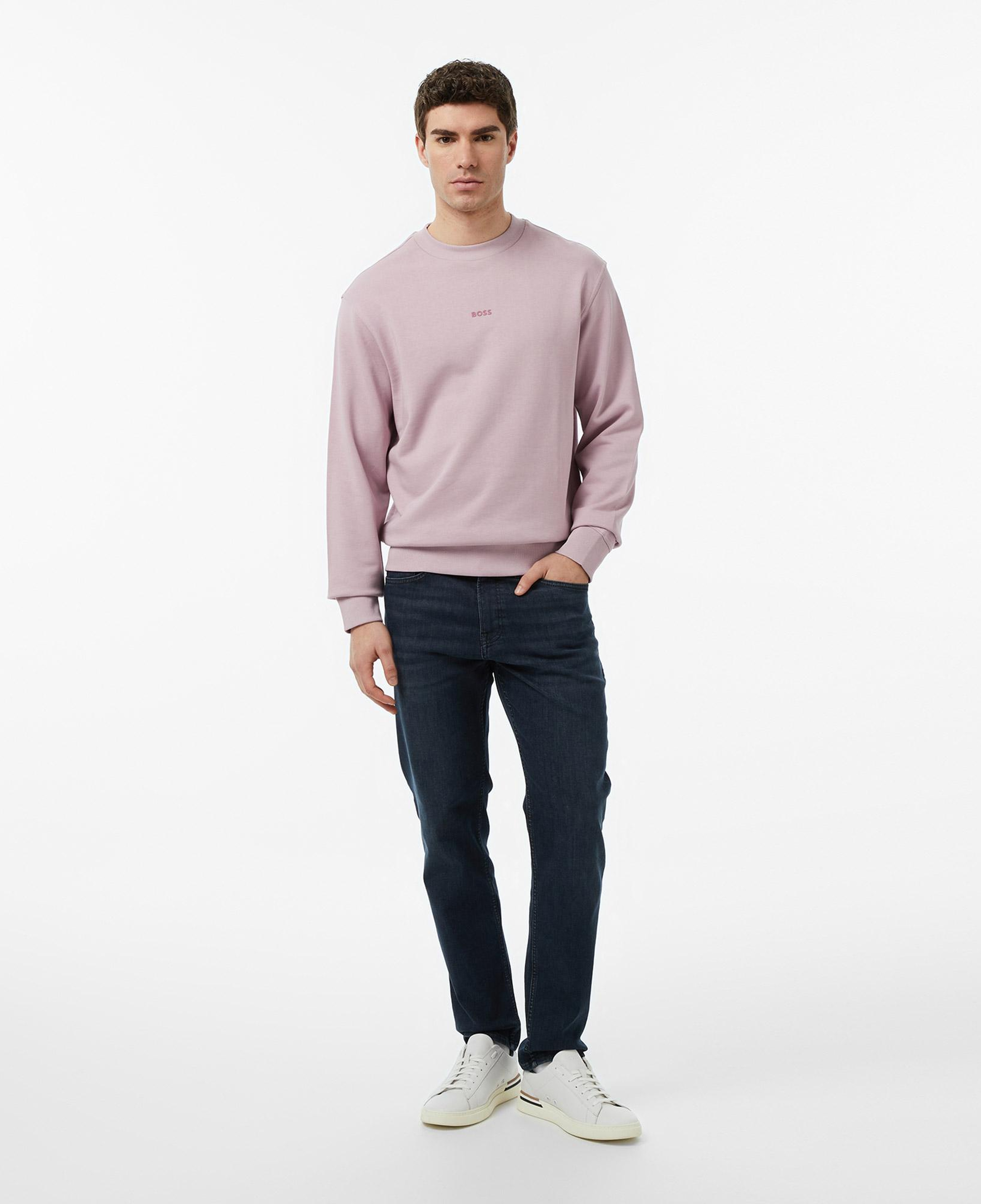 Boss WeSmall Erkek Lila Sweatshirt