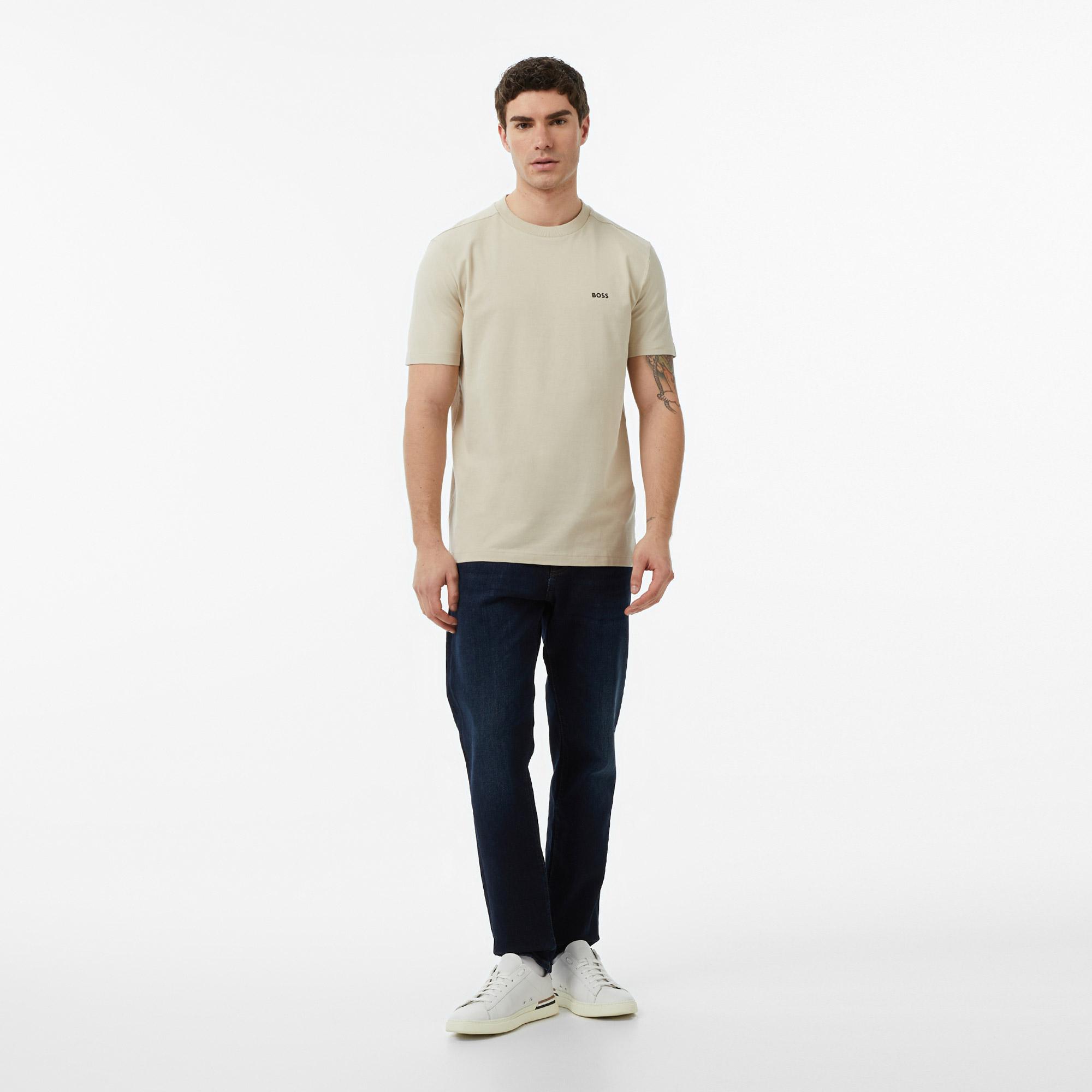 Boss Erkek Bej T-Shirt