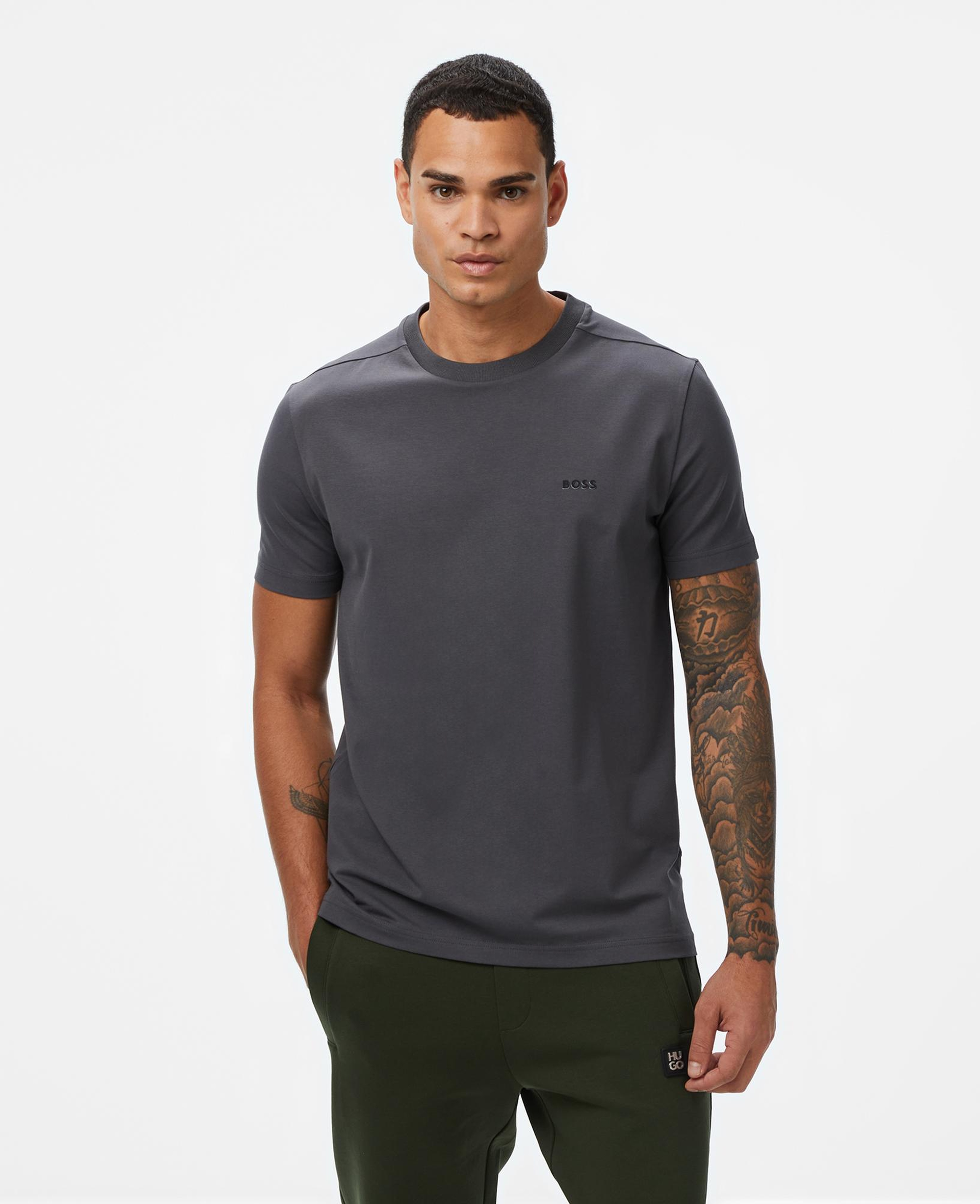 Boss Erkek Koyu Gri T-Shirt