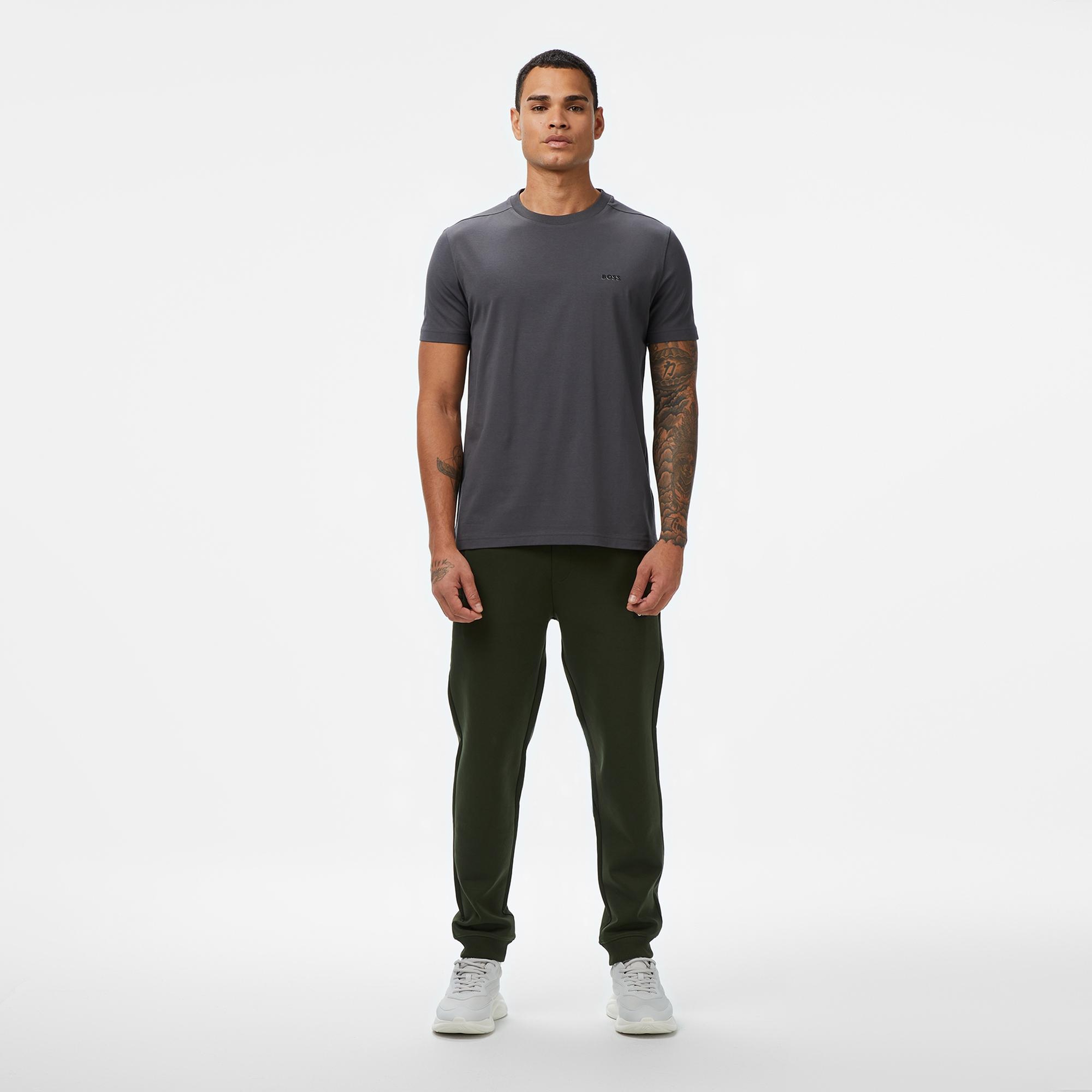 Boss Erkek Koyu Gri T-Shirt