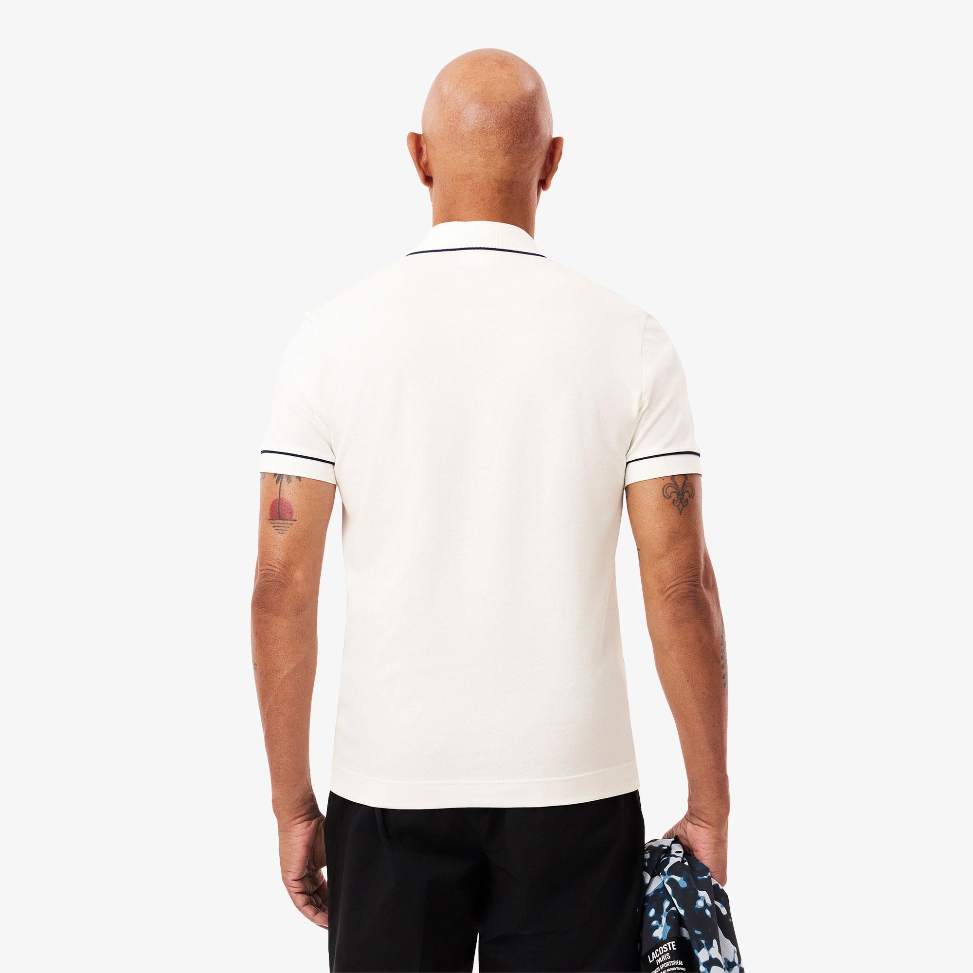 Lacoste Paris Erkek Regular Fit Beyaz Polo