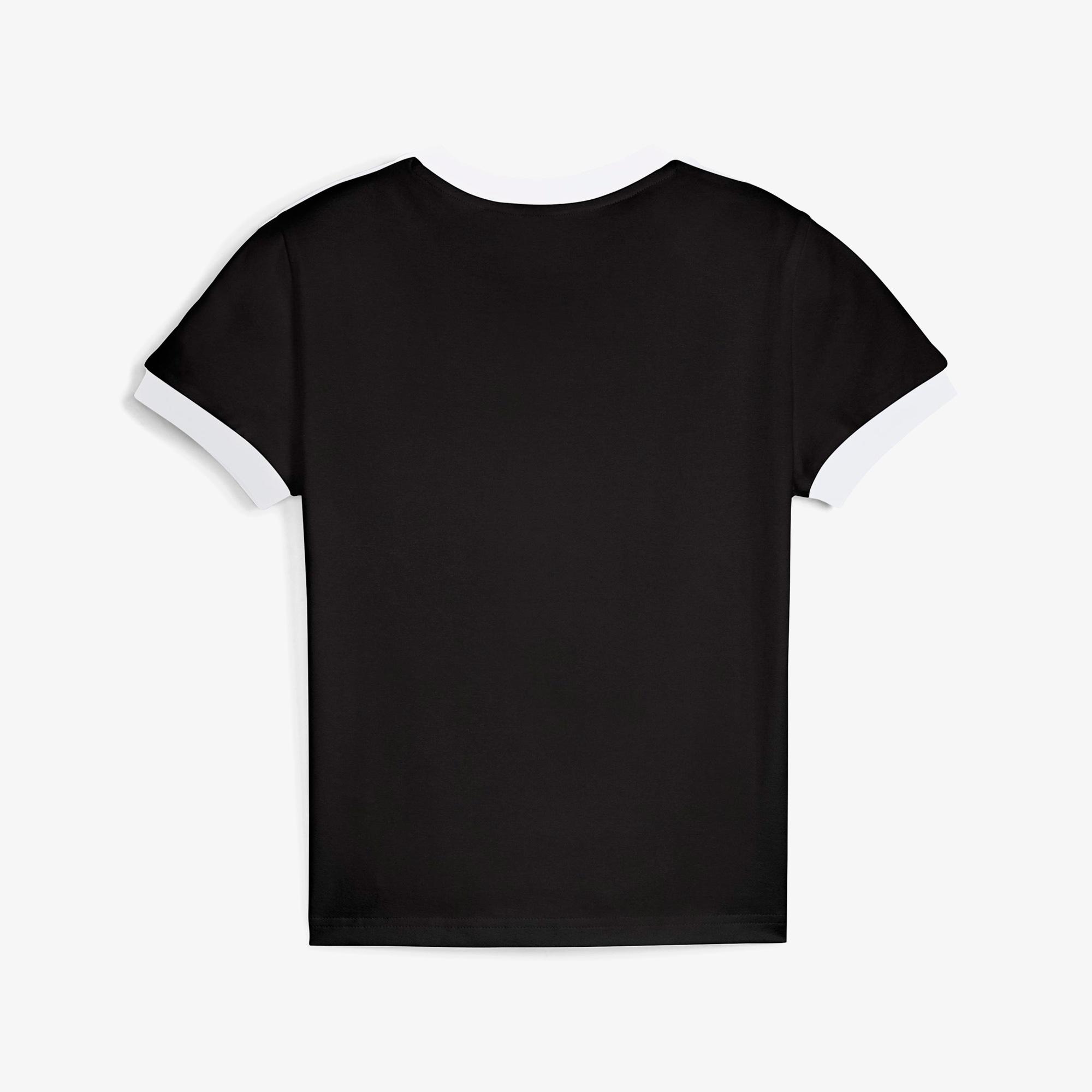 Puma T7 Slim  Kadın Siyah T-Shirt