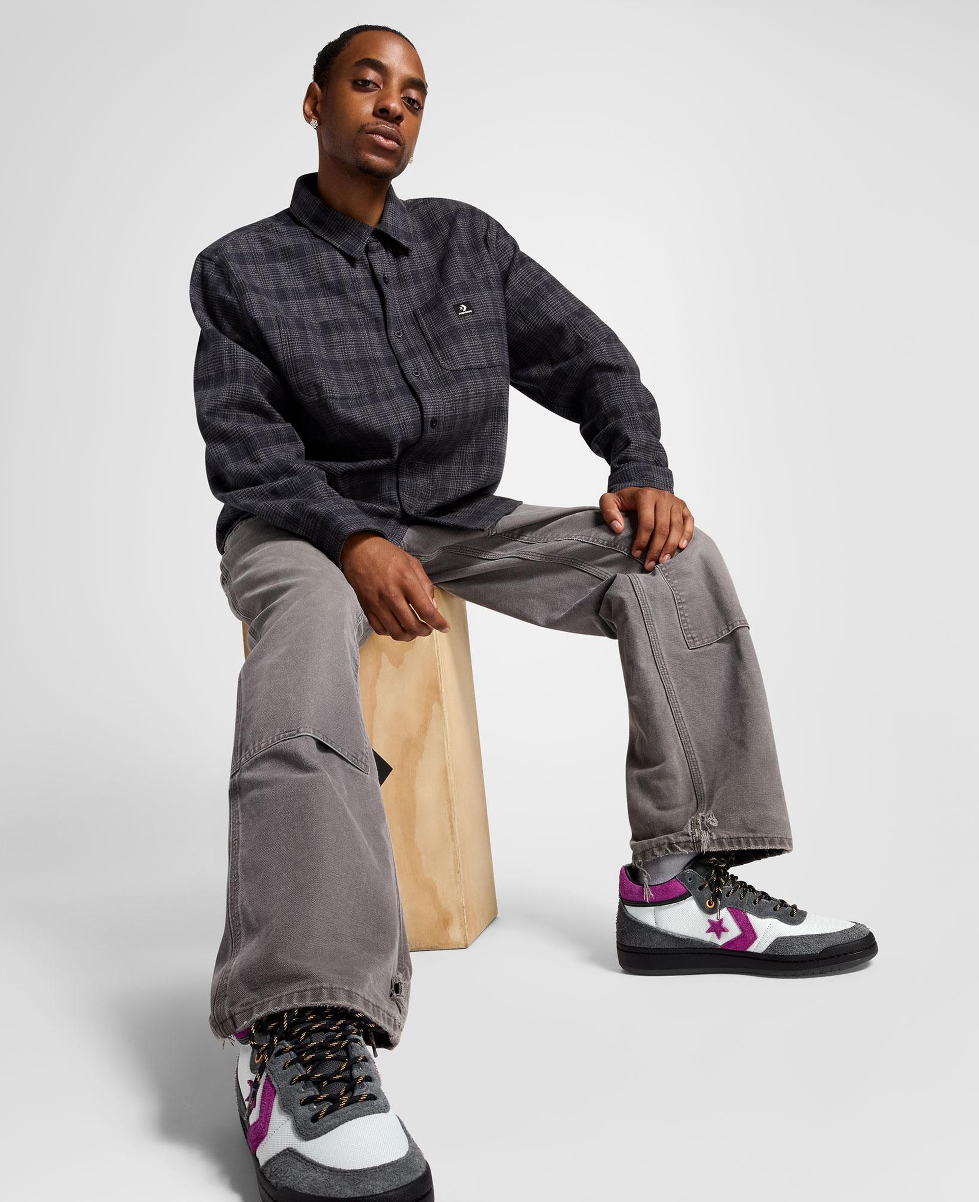 Converse Fastbreak Pro Unisex Gri Süet & Cordura Sneaker