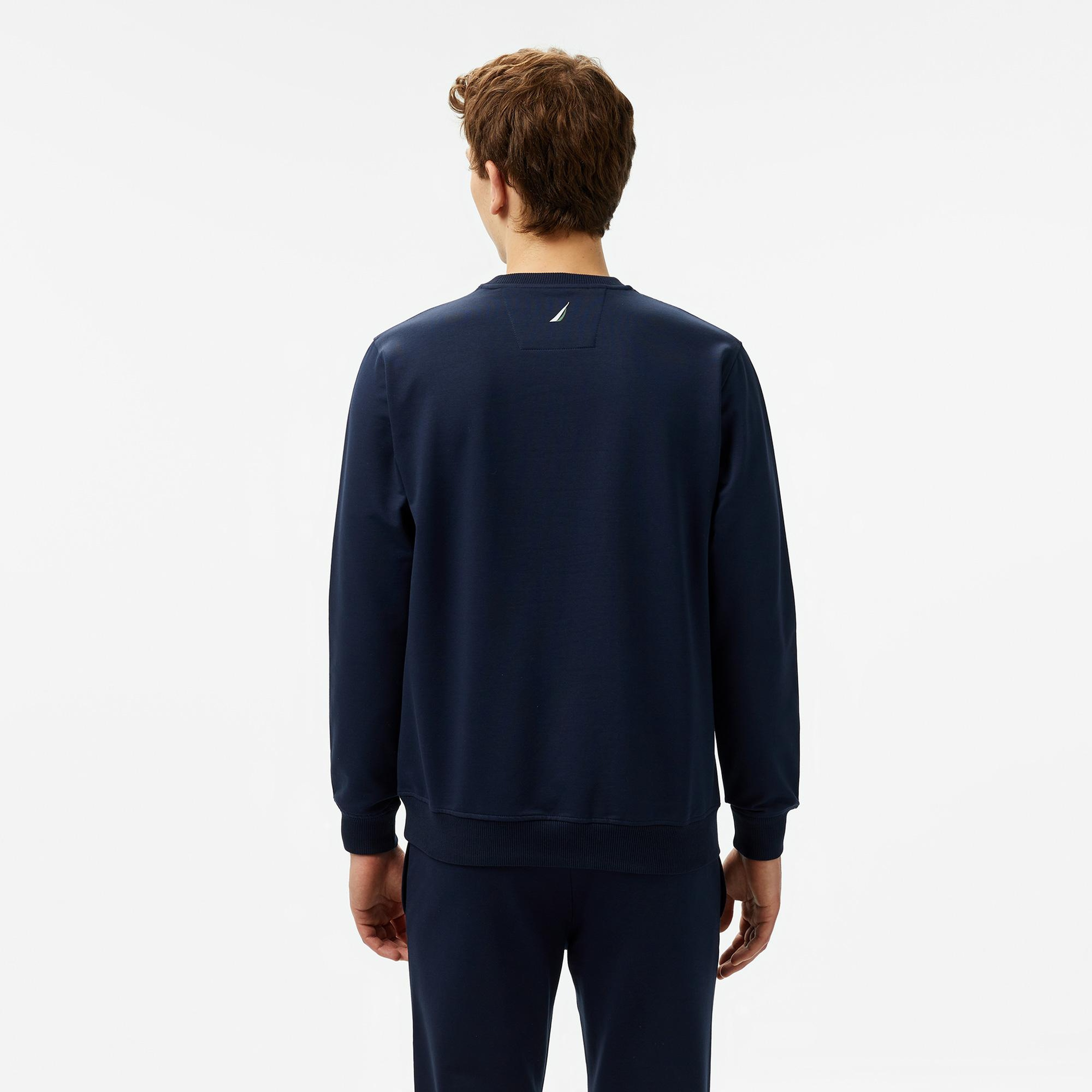 Nautica Erkek Lacivert Regular Fit Sweatshirt