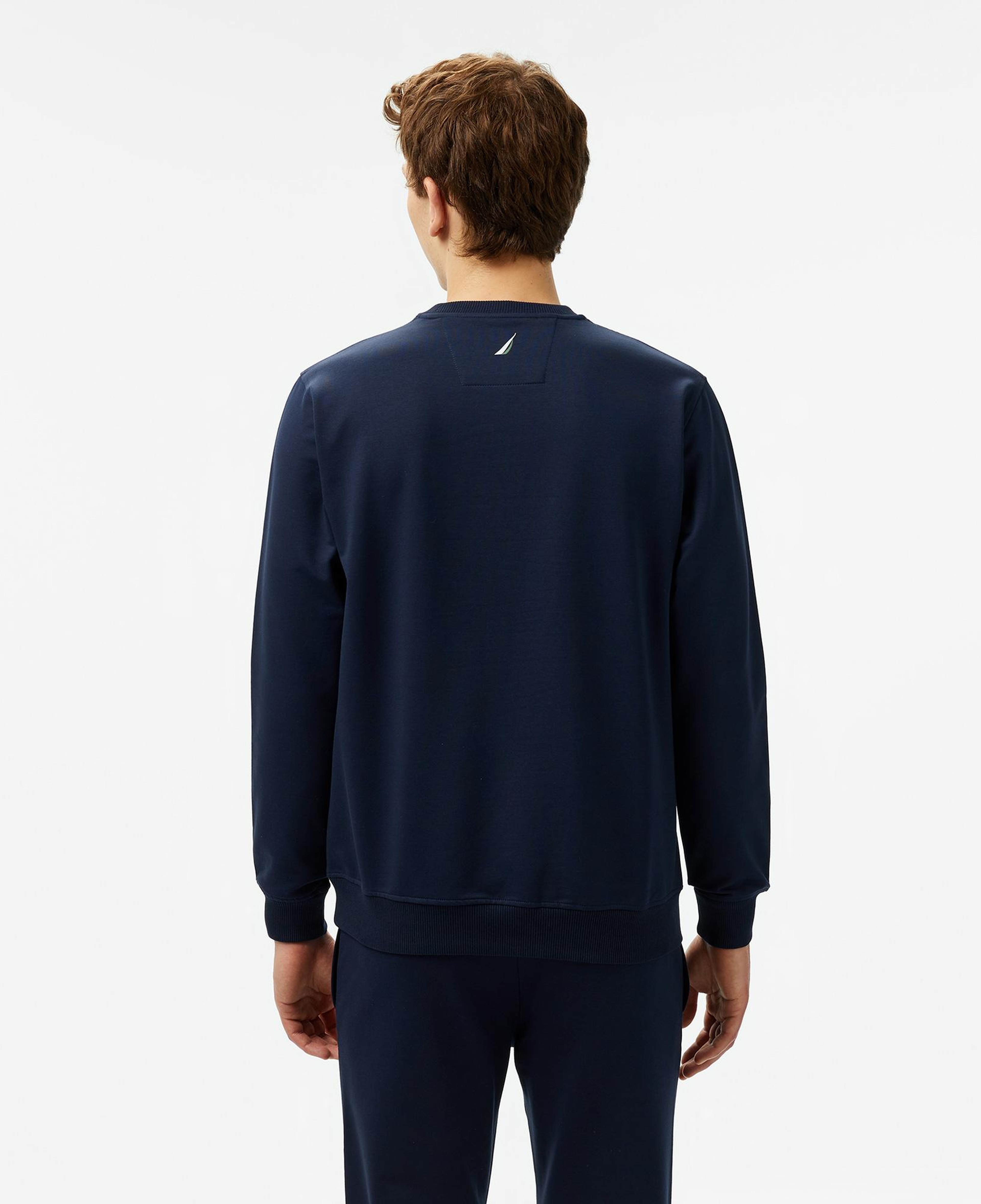 Nautica Erkek Lacivert Regular Fit Sweatshirt