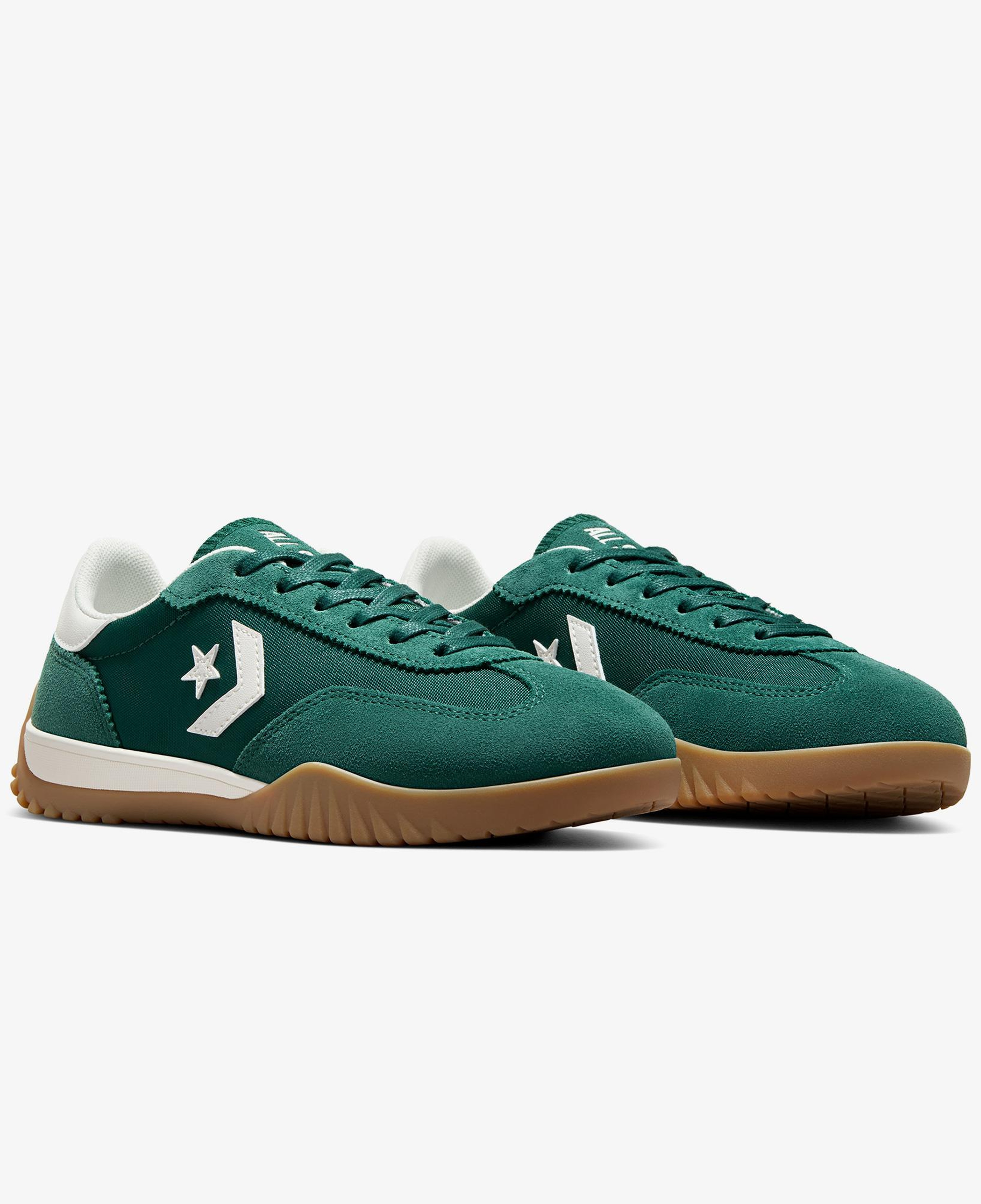 Converse Run Star Trainer Unisex Yeşil Süet Sneaker