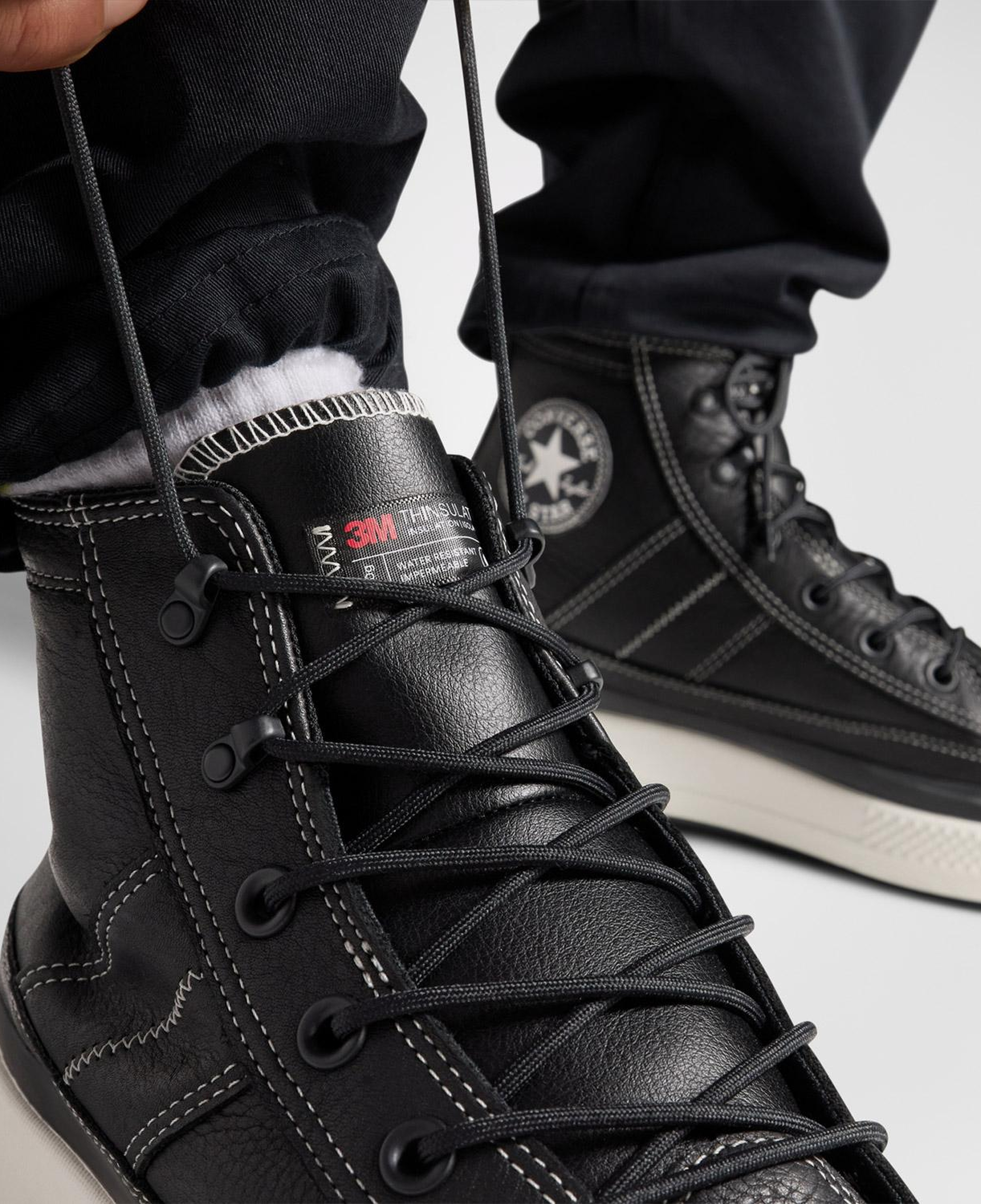 Converse Chuck Taylor All Star Equip Unisex Siyah Deri Bot