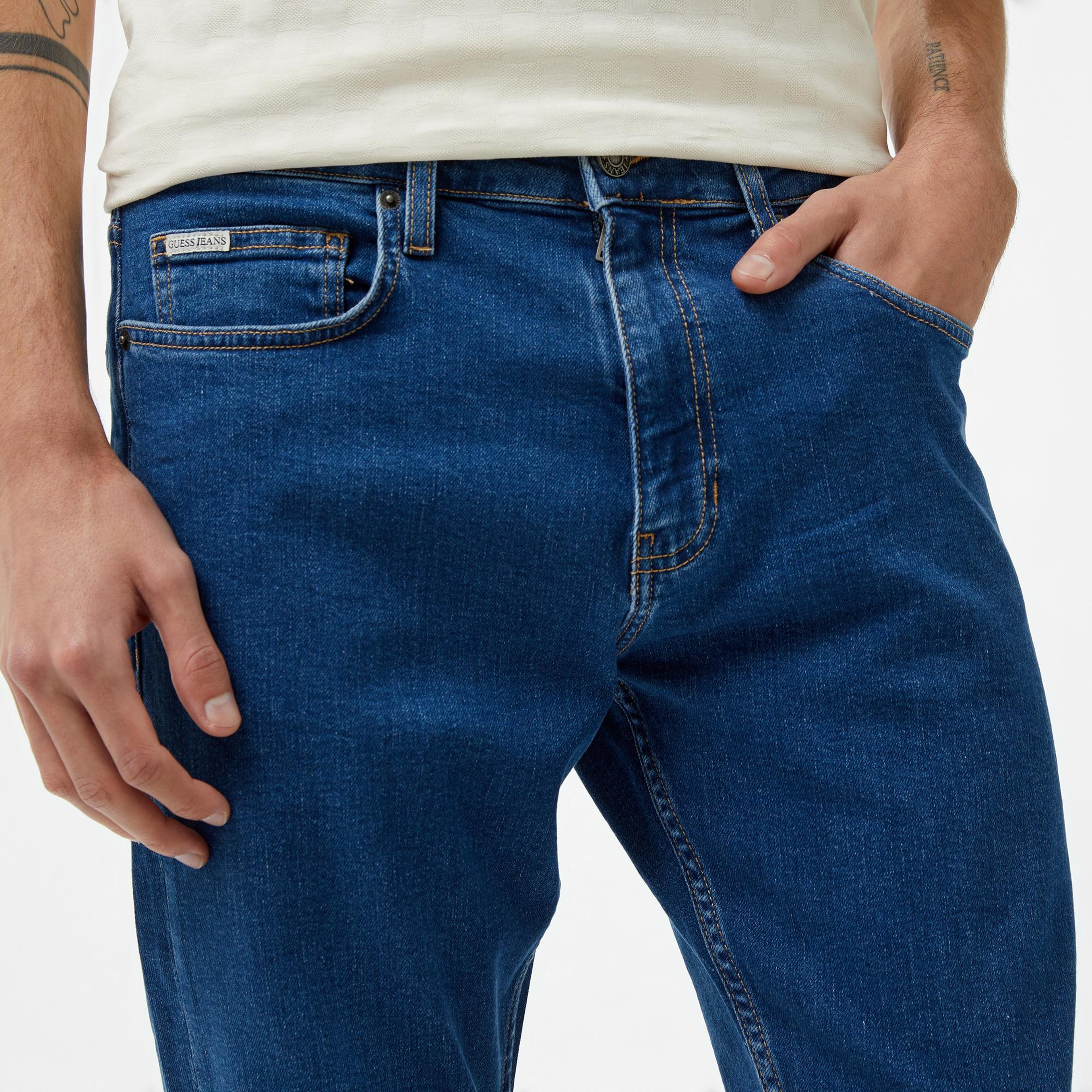 Guess G14 Eco Recy Varane Indigo Erkek Mavi Jean