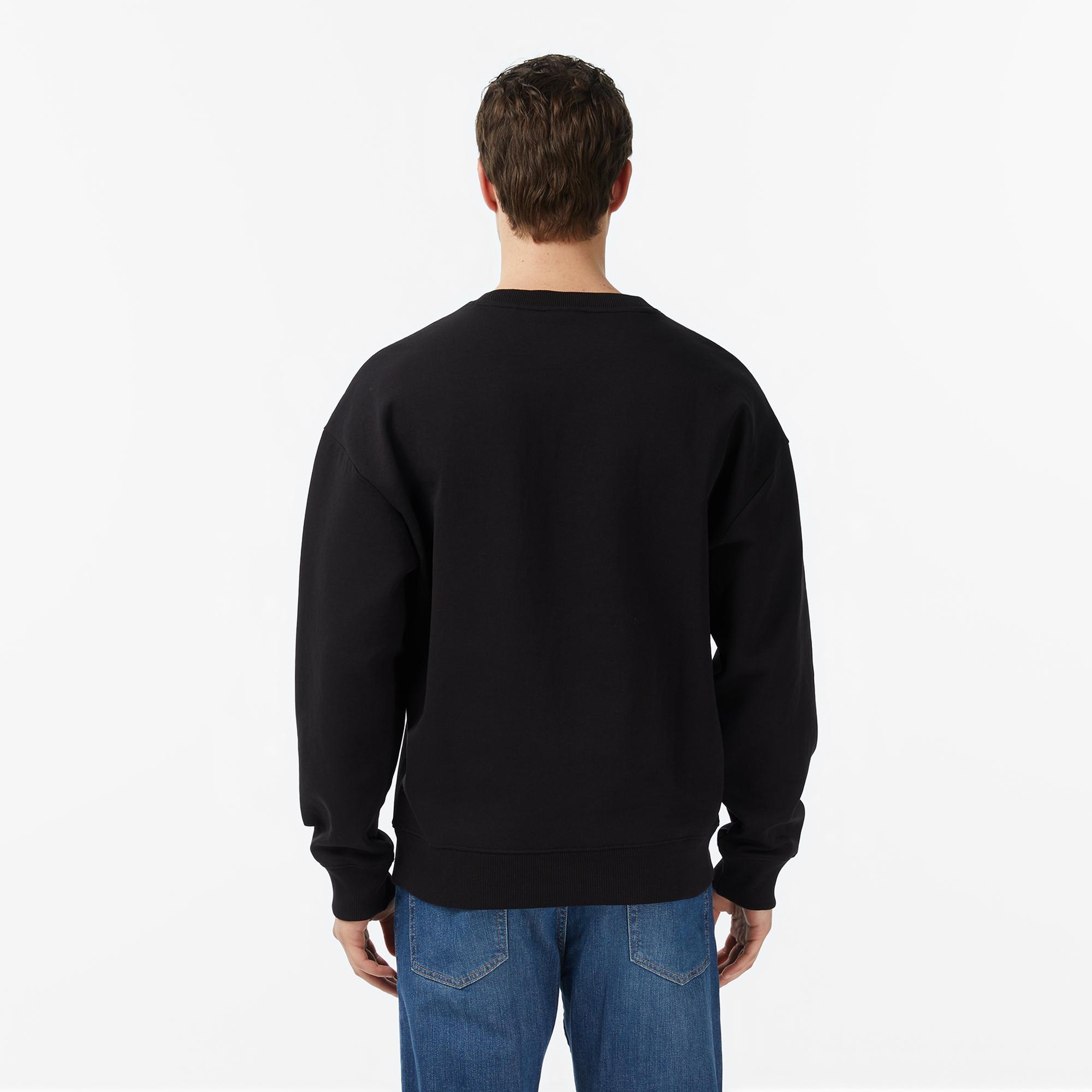Hugo Dettil Erkek Siyah Sweatshirt