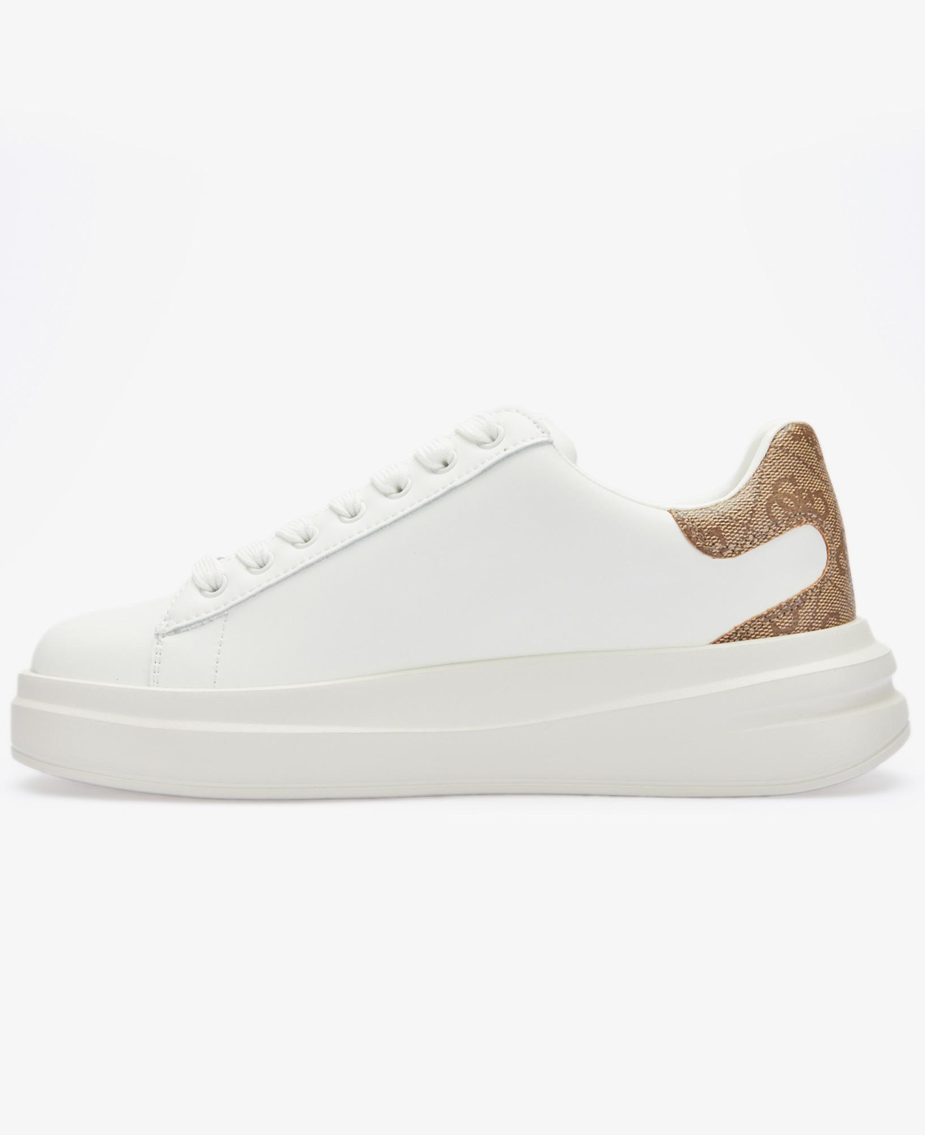 Guess Elbina Logo Kadın Beyaz Sneaker