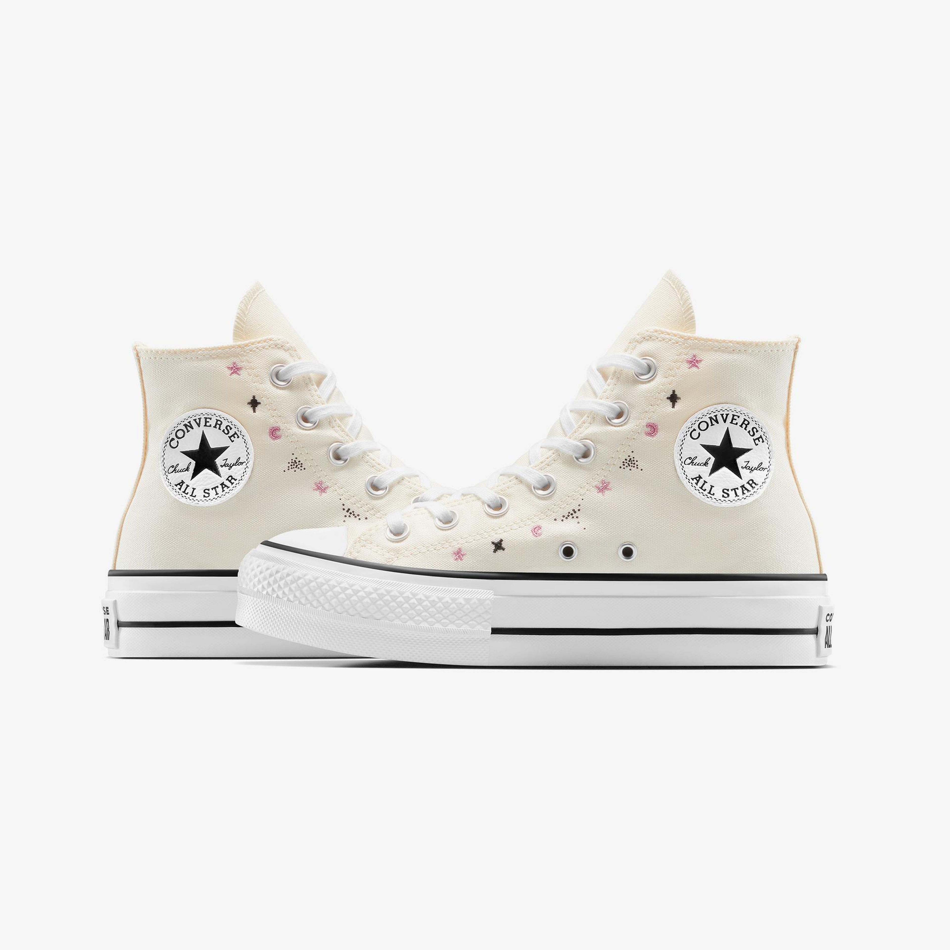 Converse Chuck Taylor All Star Lift Platform Celestial Unisex Krem Sneaker