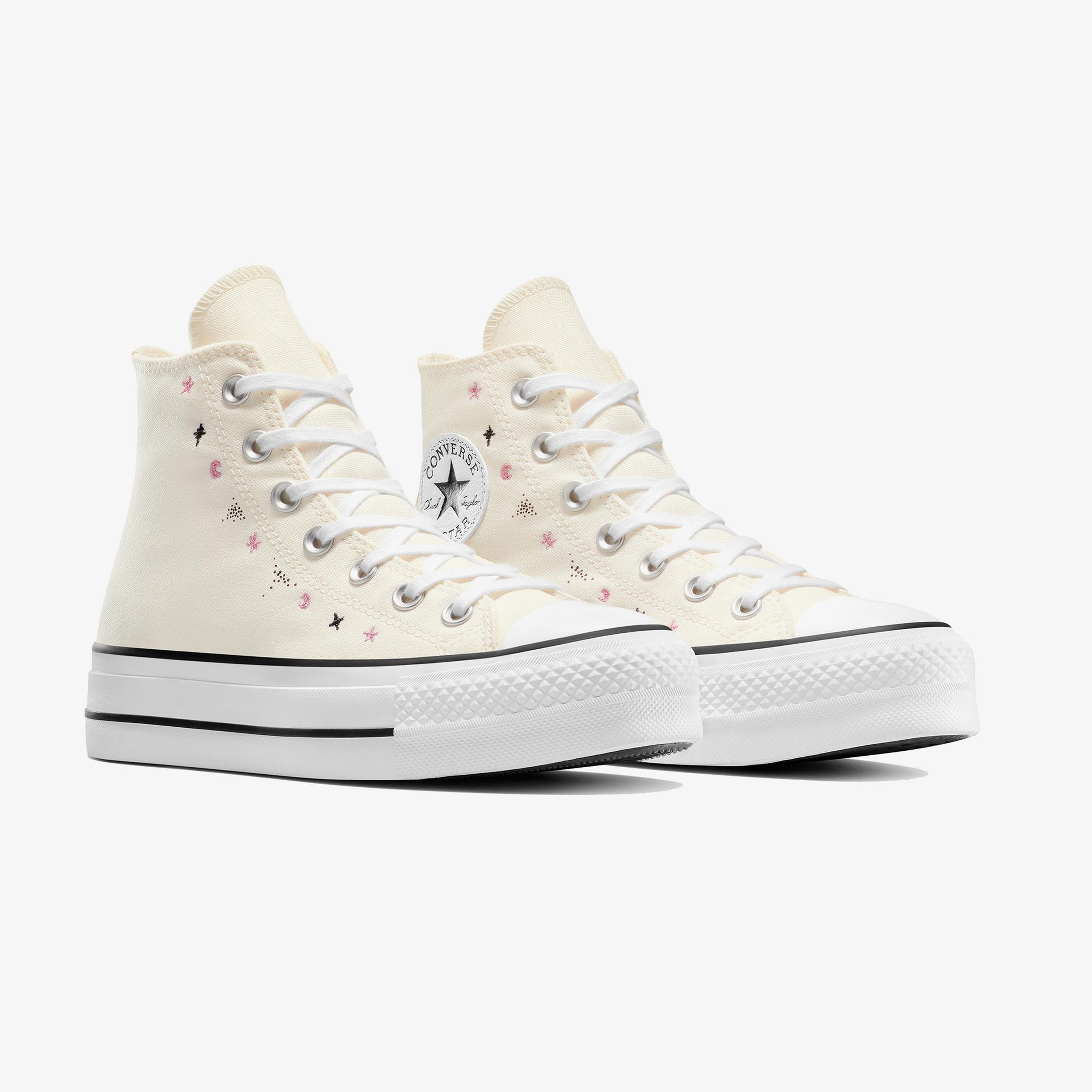Converse Chuck Taylor All Star Lift Platform Celestial Unisex Krem Sneaker
