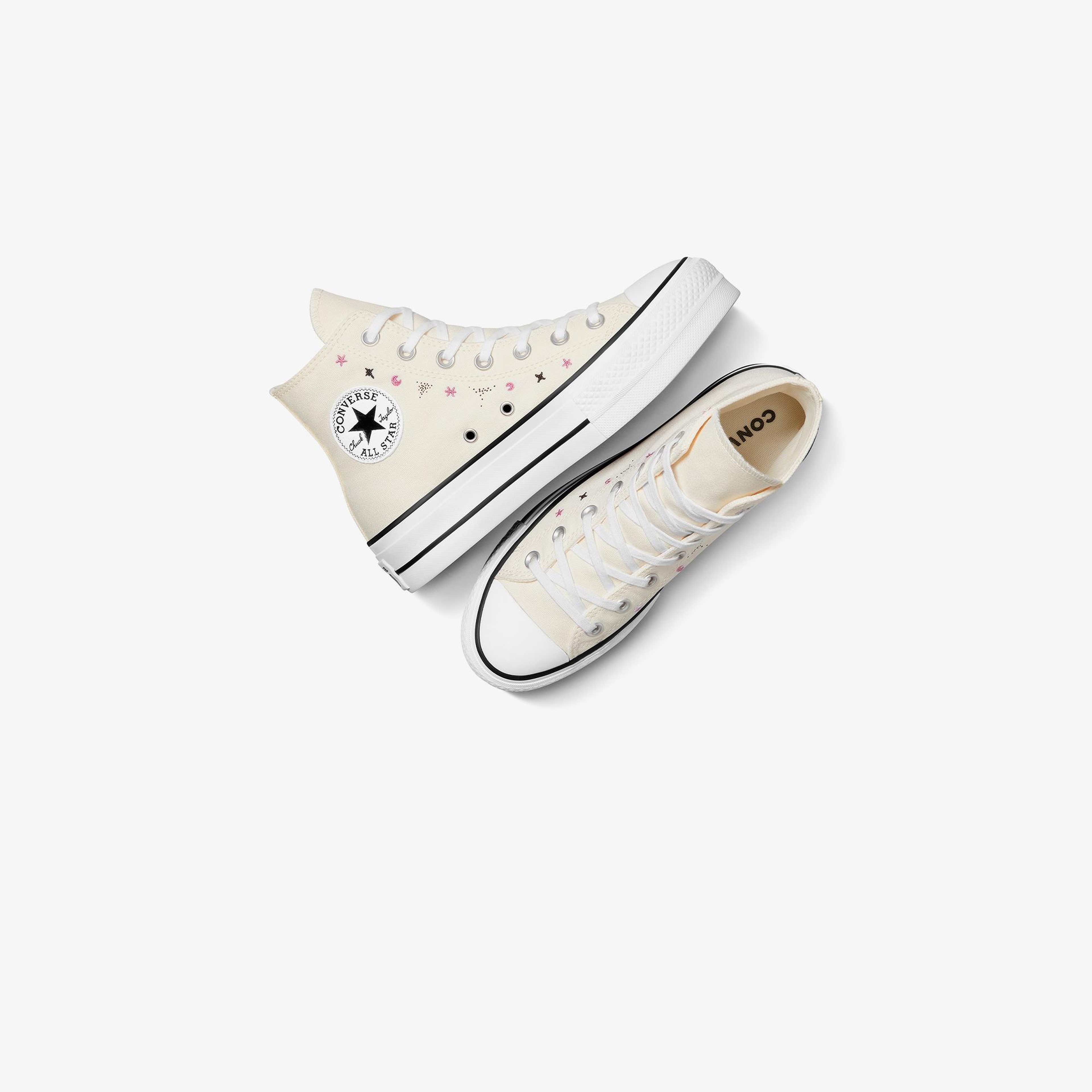 Converse Chuck Taylor All Star Lift Platform Celestial Unisex Krem Sneaker