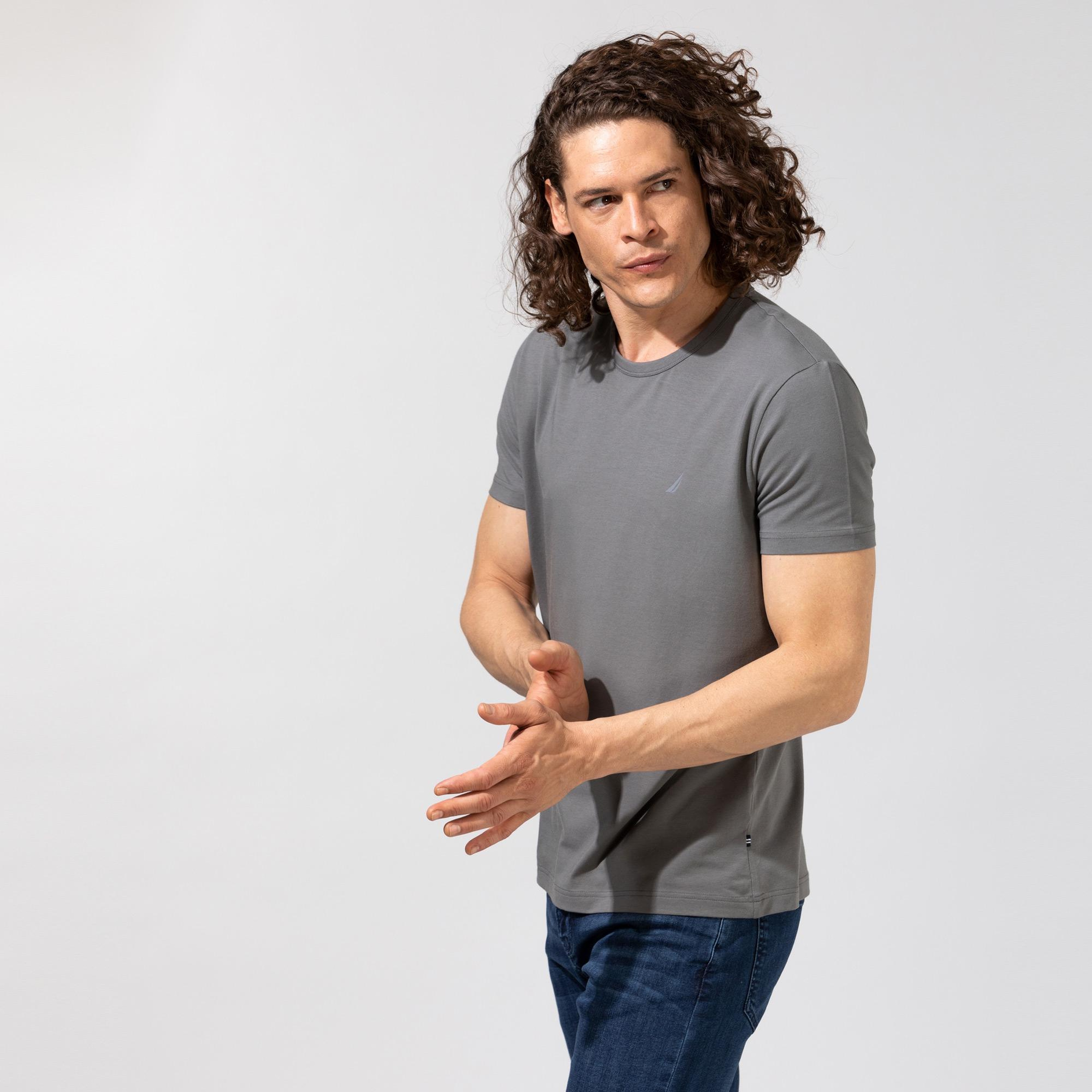 Nautica Erkek Gri T-Shirt