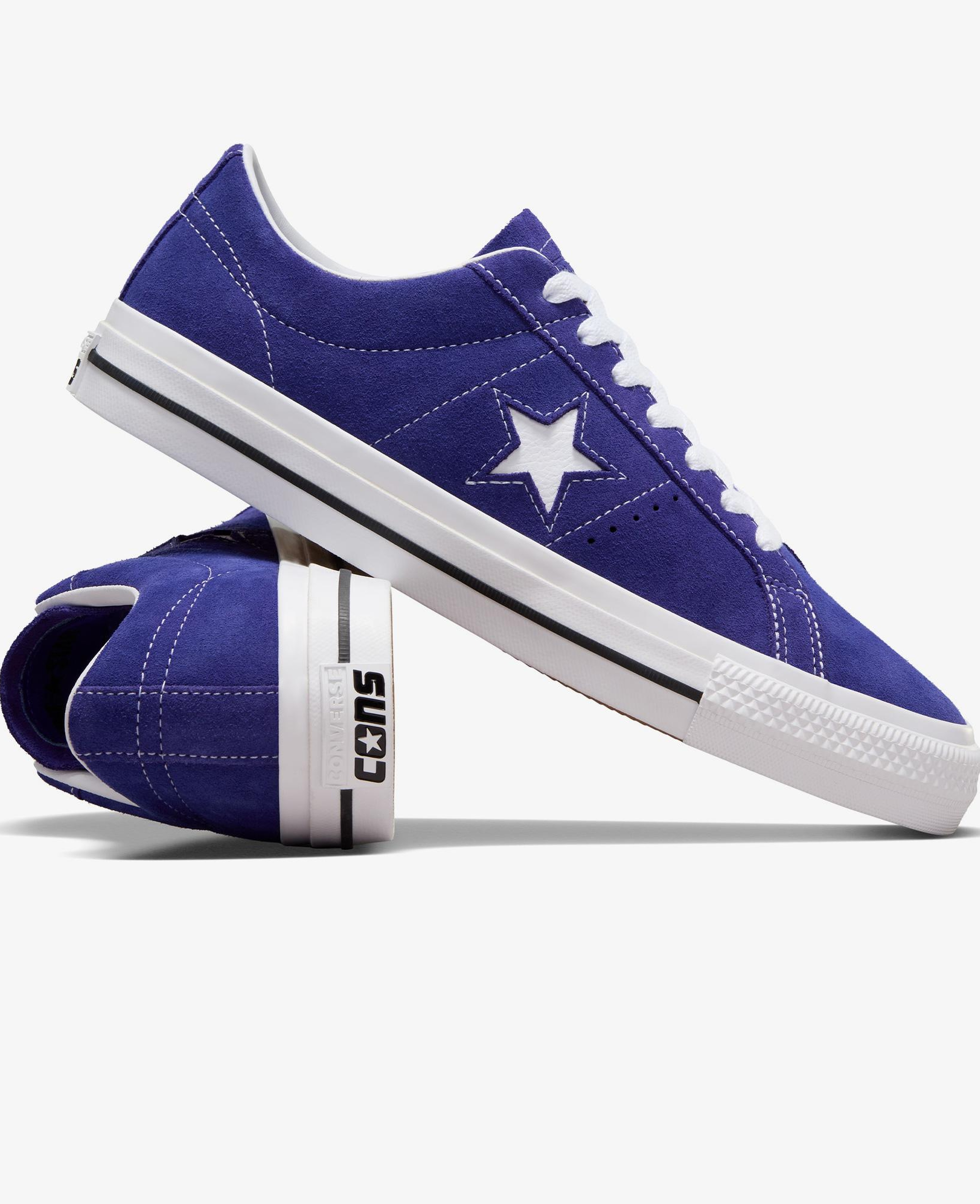 Converse One Star Pro Unisex Mor Süet Sneaker