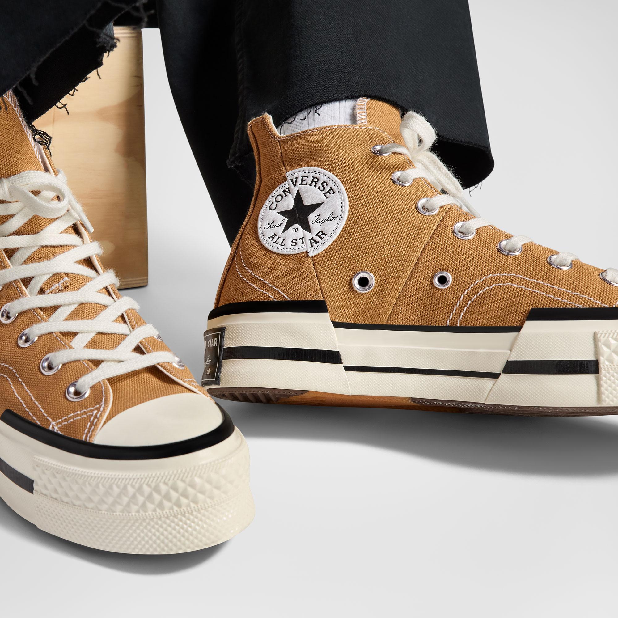 Converse Chuck 70 Plus Unisex Kahverengi Platform Sneaker