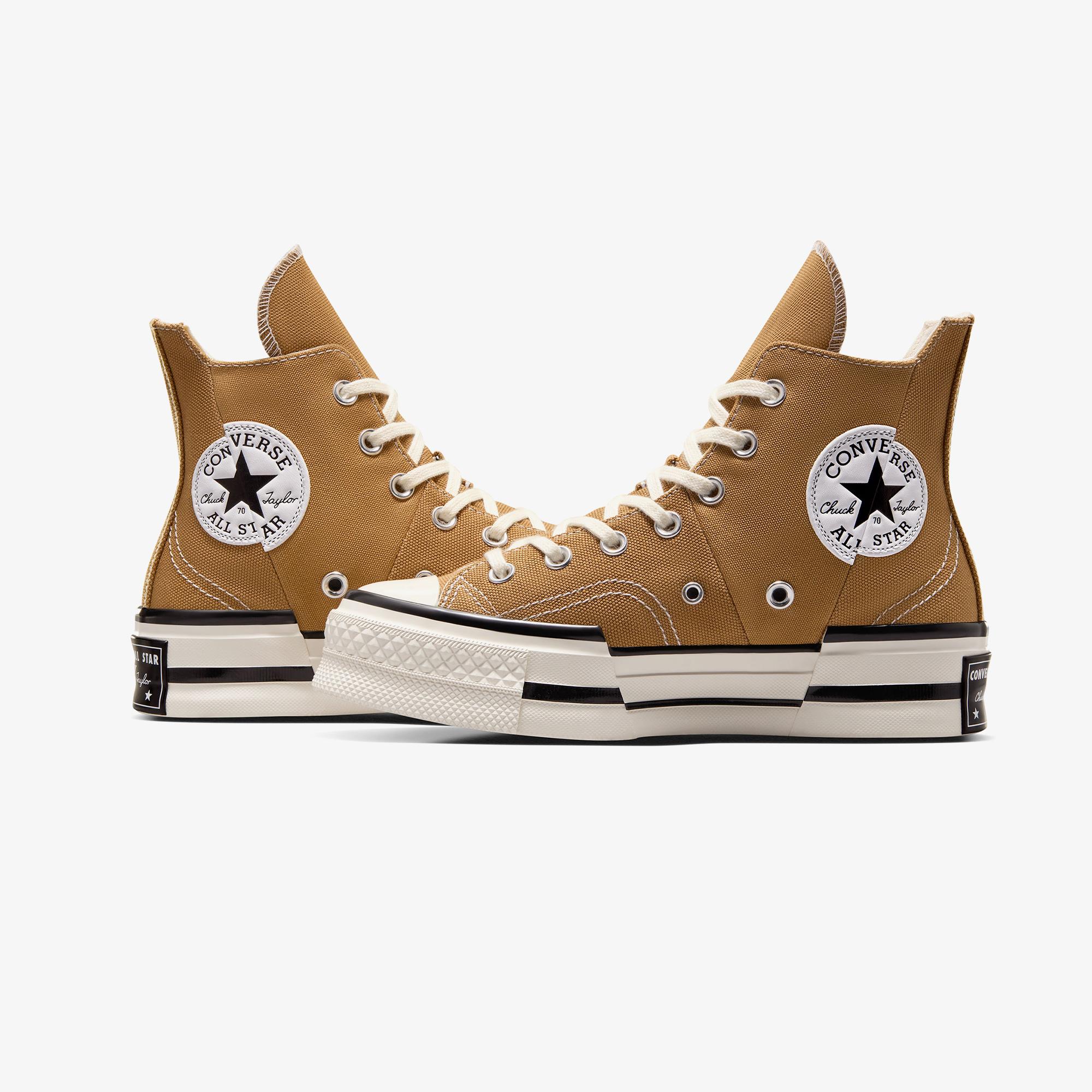 Converse Chuck 70 Plus Unisex Kahverengi Platform Sneaker