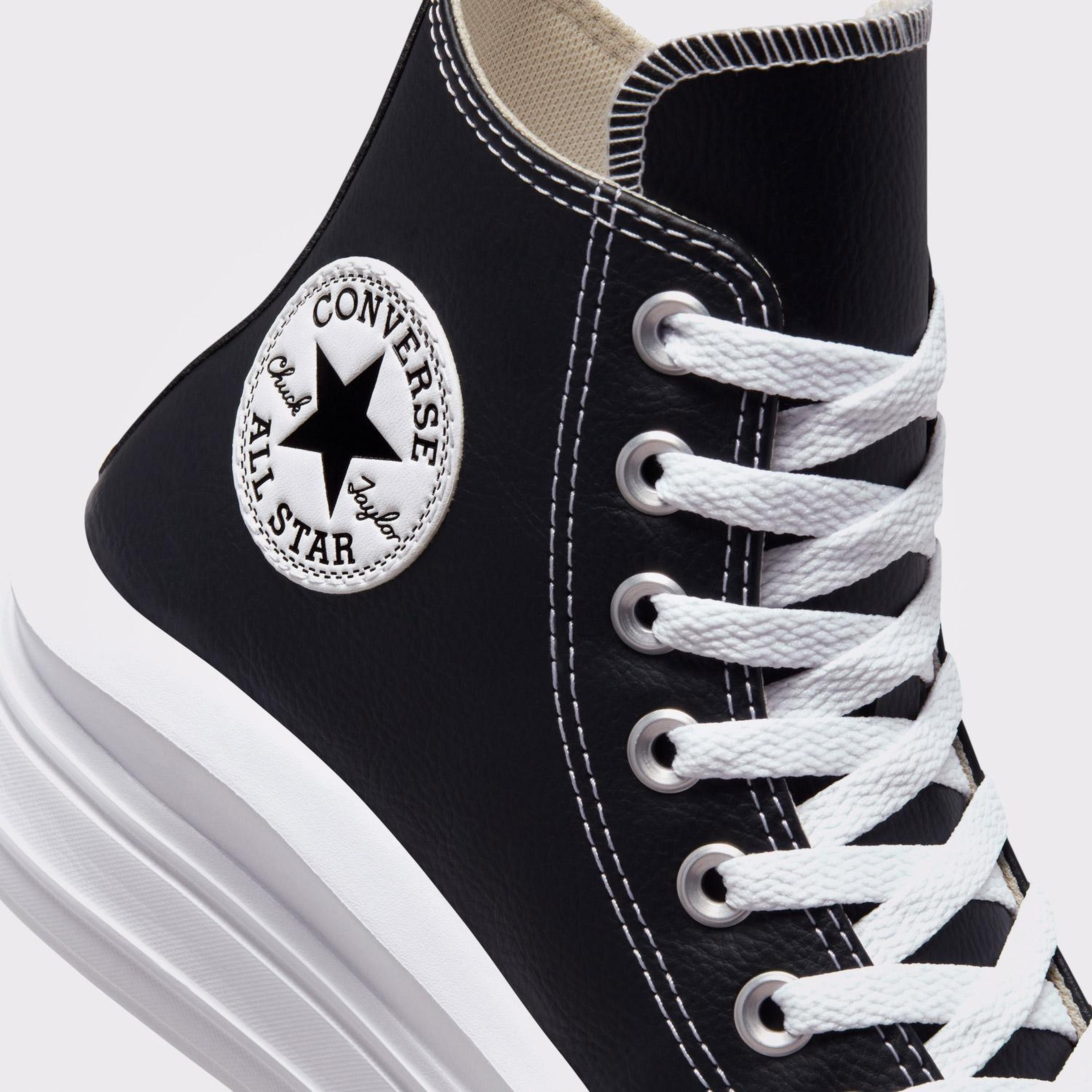 Converse Chuck Taylor All Star Move Platform Foundational Leather Kadın Siyah Sneaker
