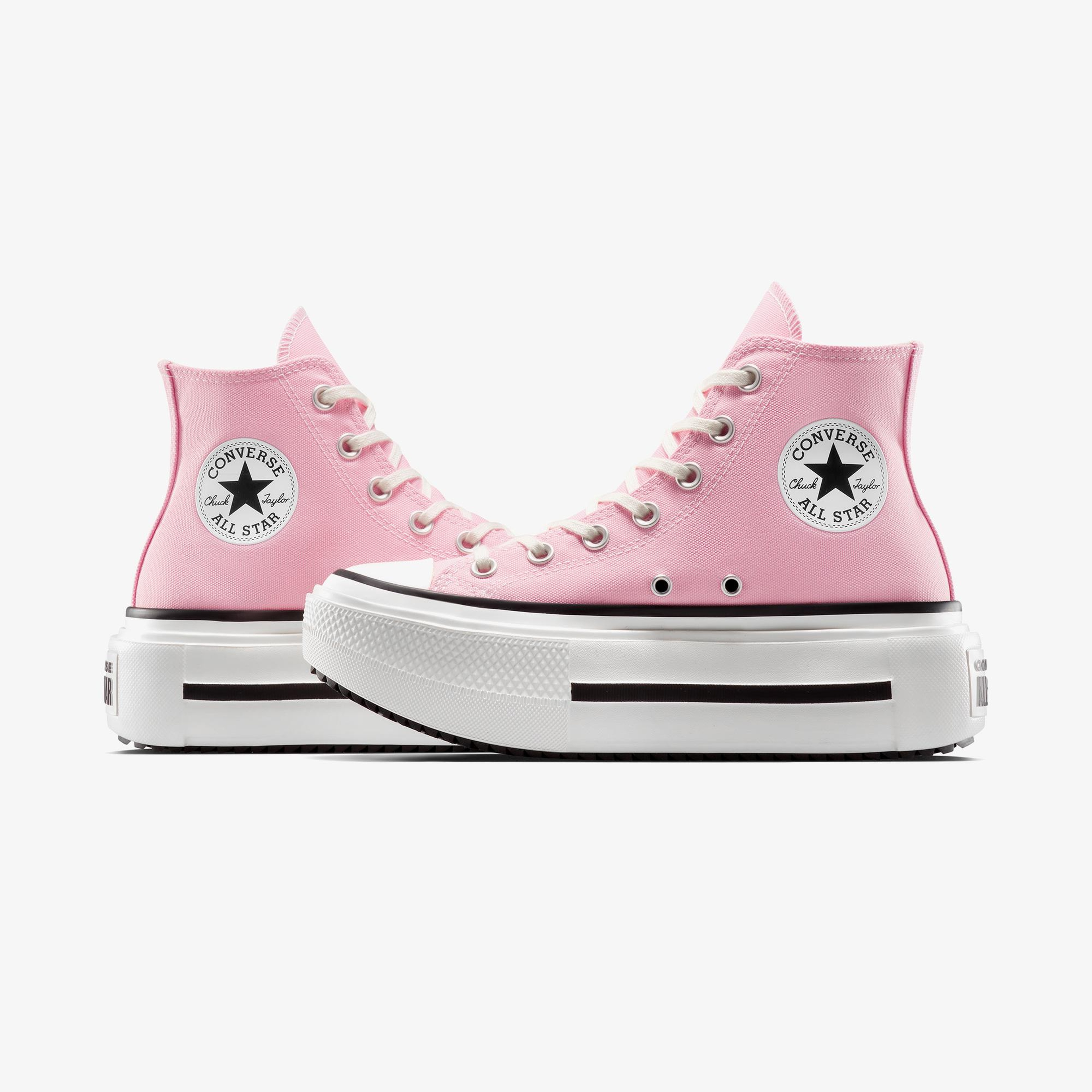 Converse Chuck Taylor All Star Lift Double Stack Unisex Pembe Sneaker