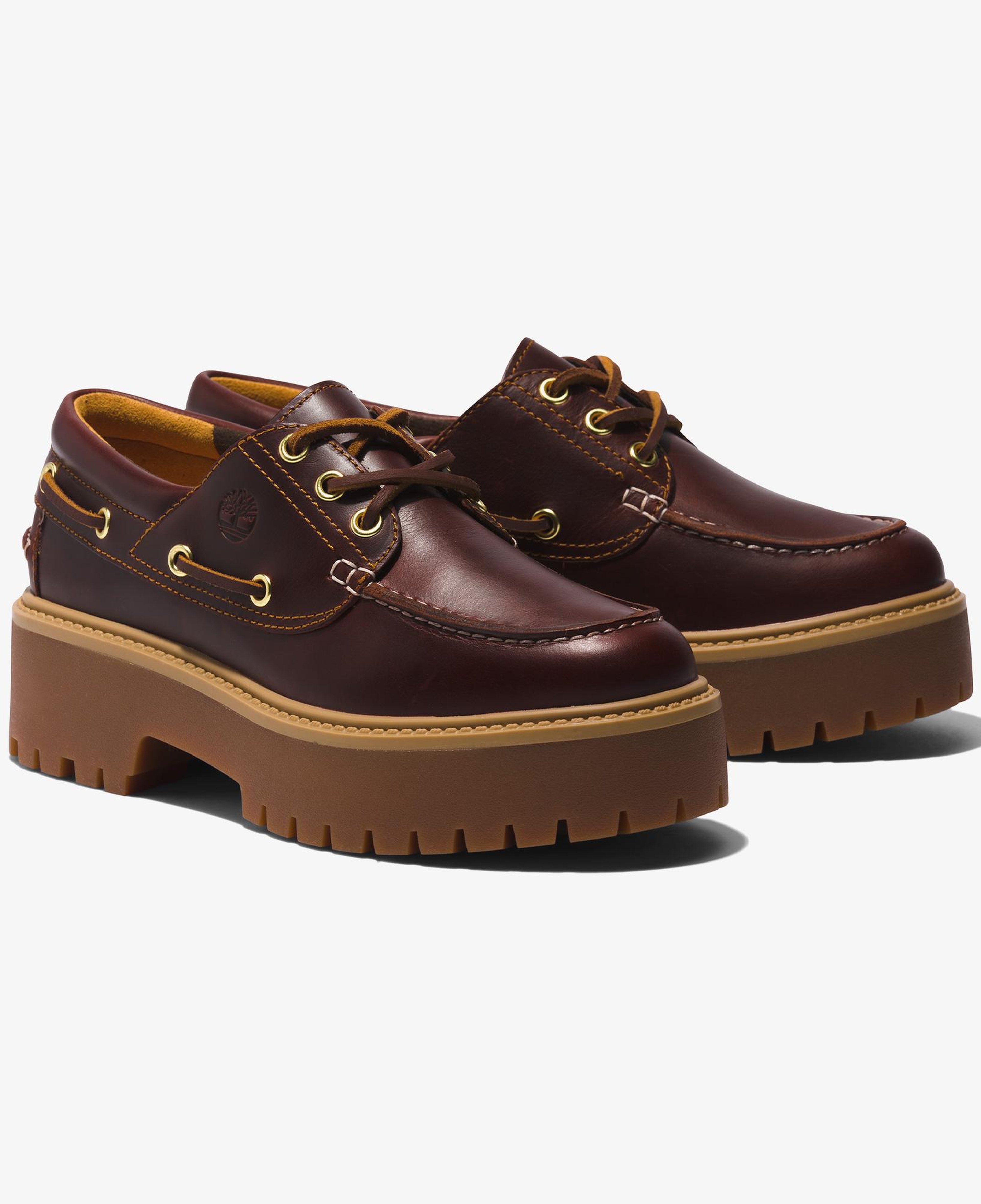 Timberland Stone Street 3 Eye Kadın Kahverengi Ayakkabı