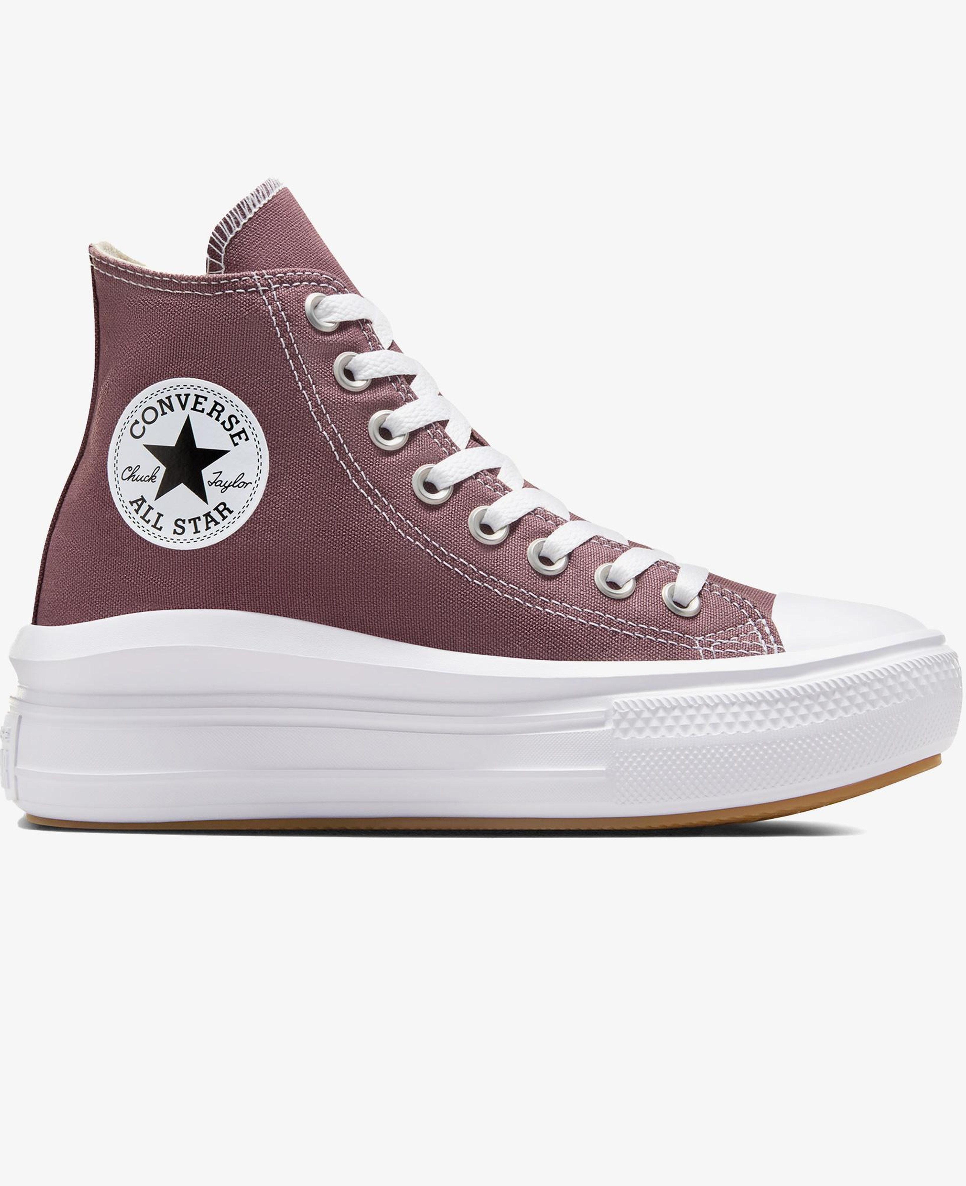 Converse Chuck Taylor All Star Move Platform Kadın Bordo Platform Sneaker