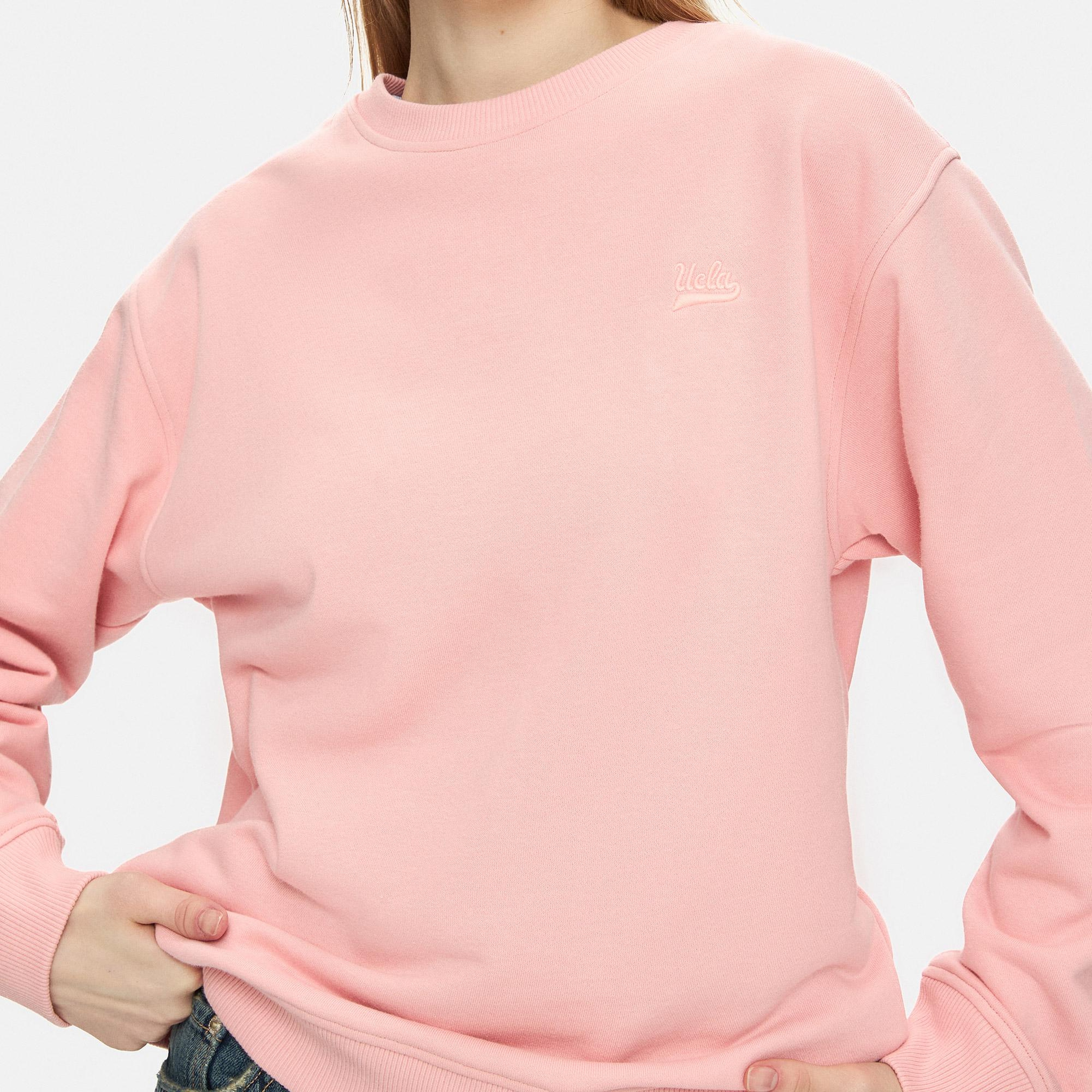 Ucla Sunniva Kadın Pembe Sweatshirt