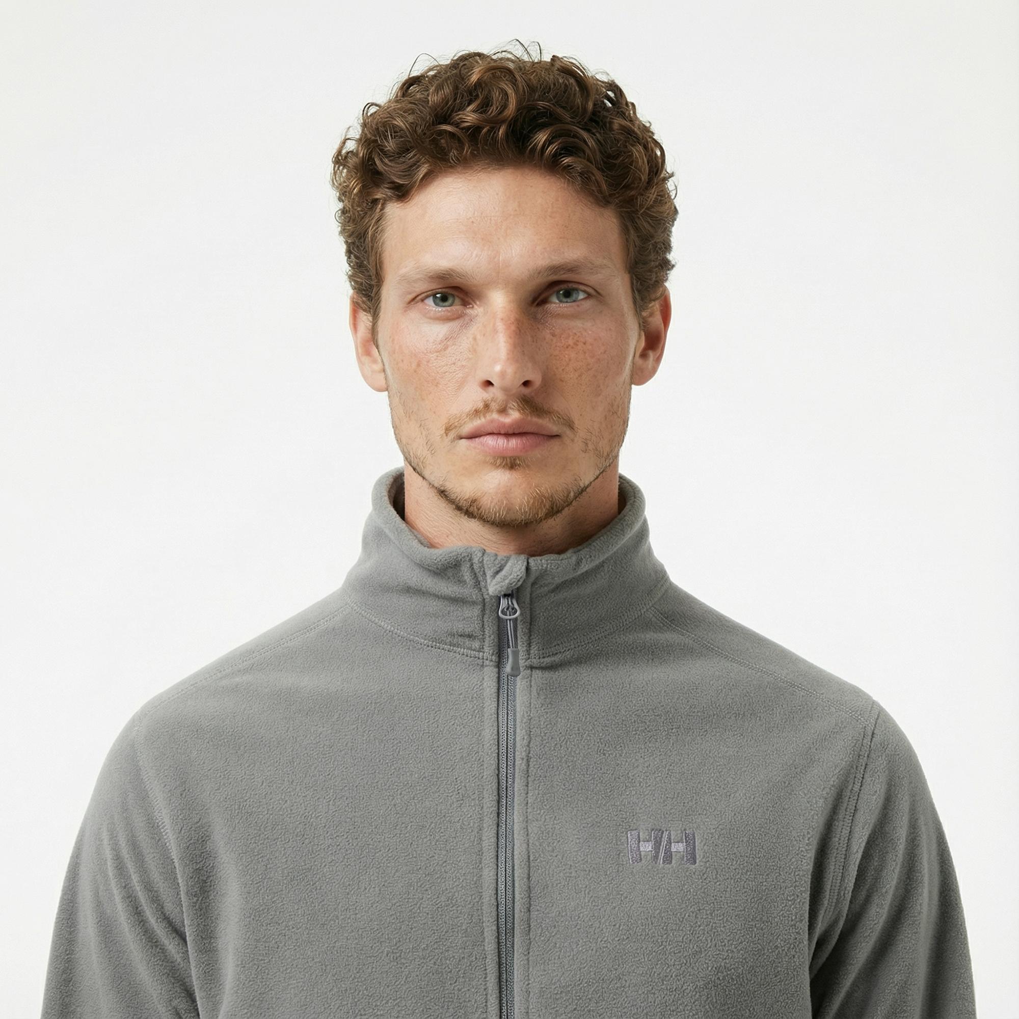 Helly Hansen Fullzip Polar Erkek Gri Ceket