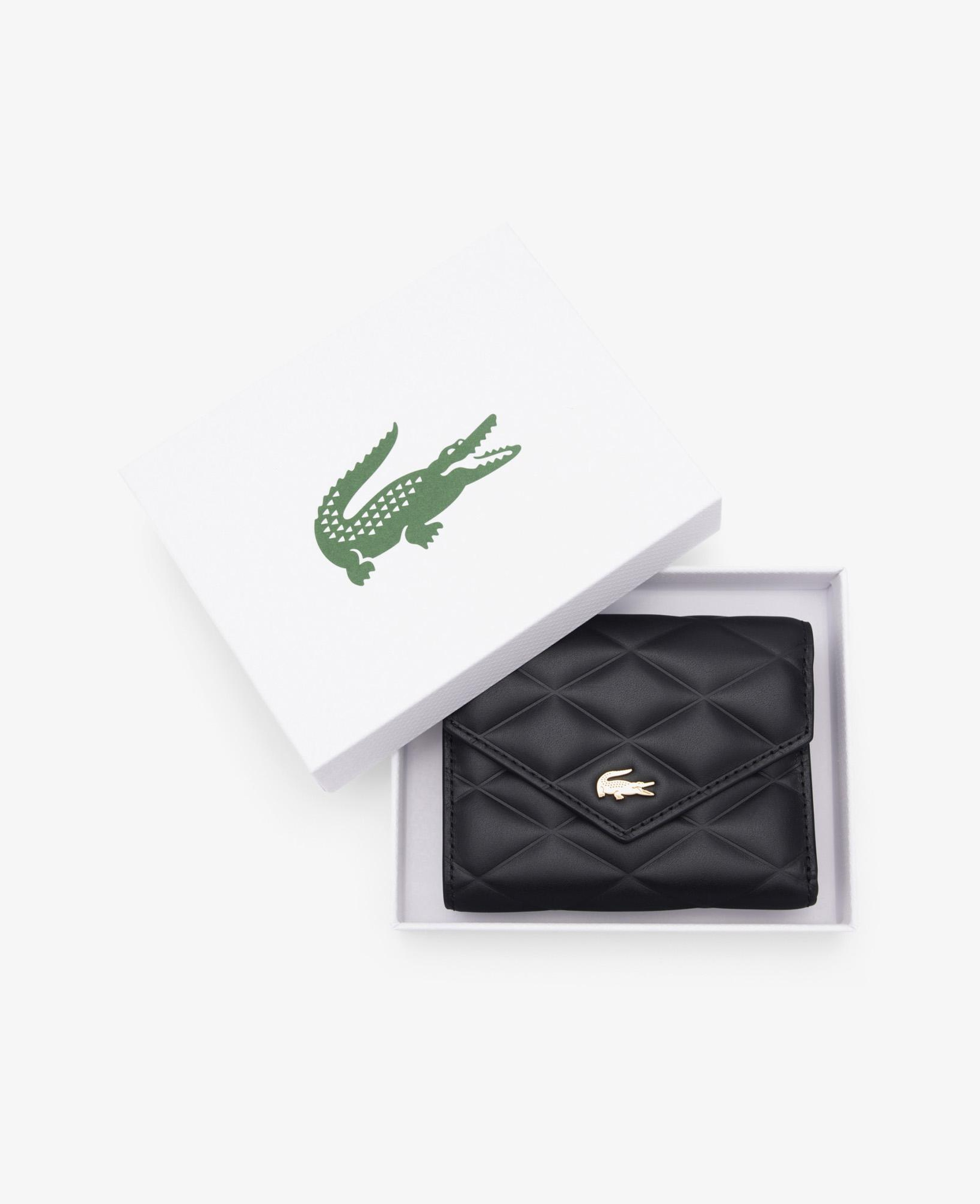 Lacoste Kadın Desenli Siyah Kartlık