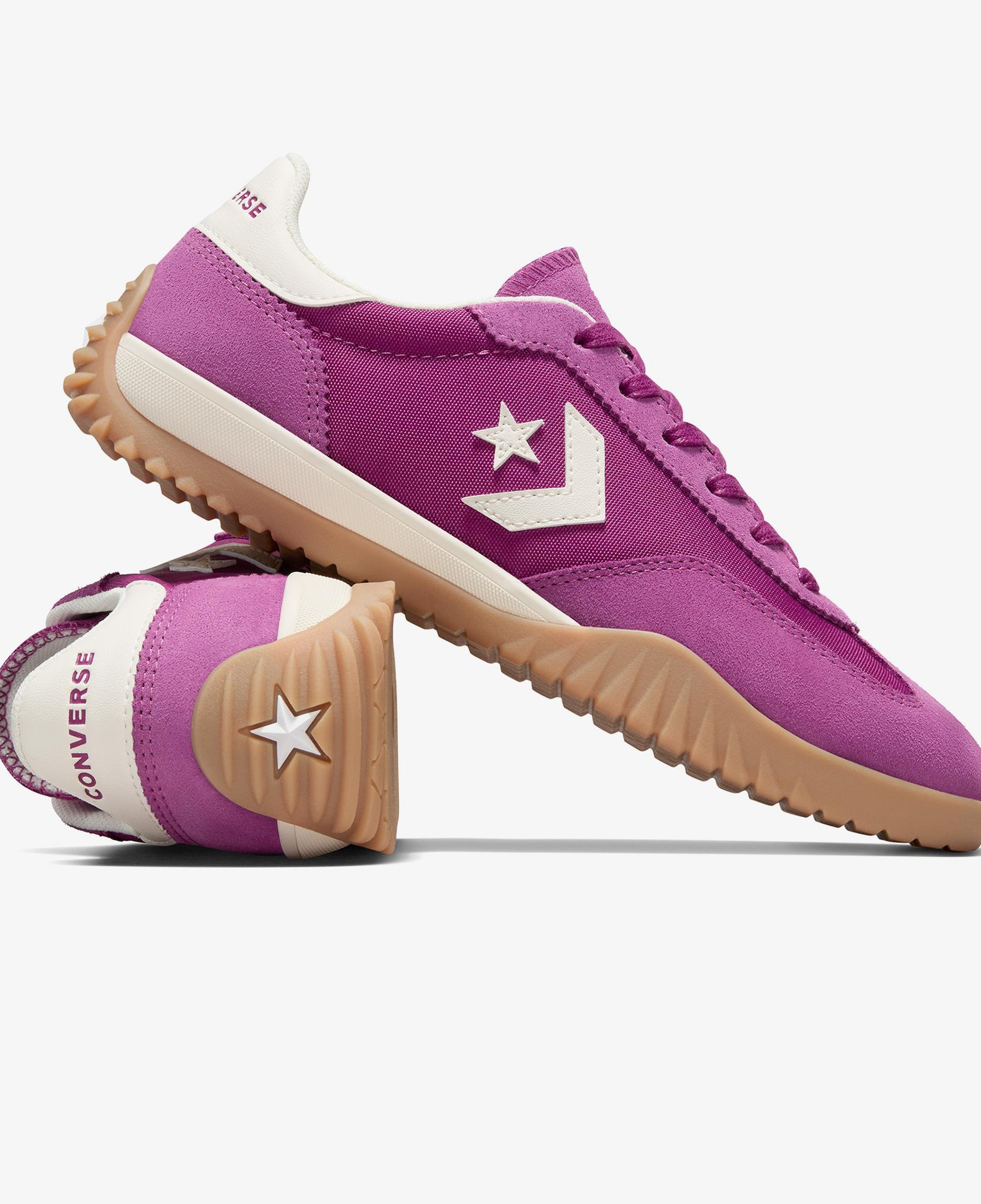 Converse Run Star Trainer Unisex Mor Süet Sneaker