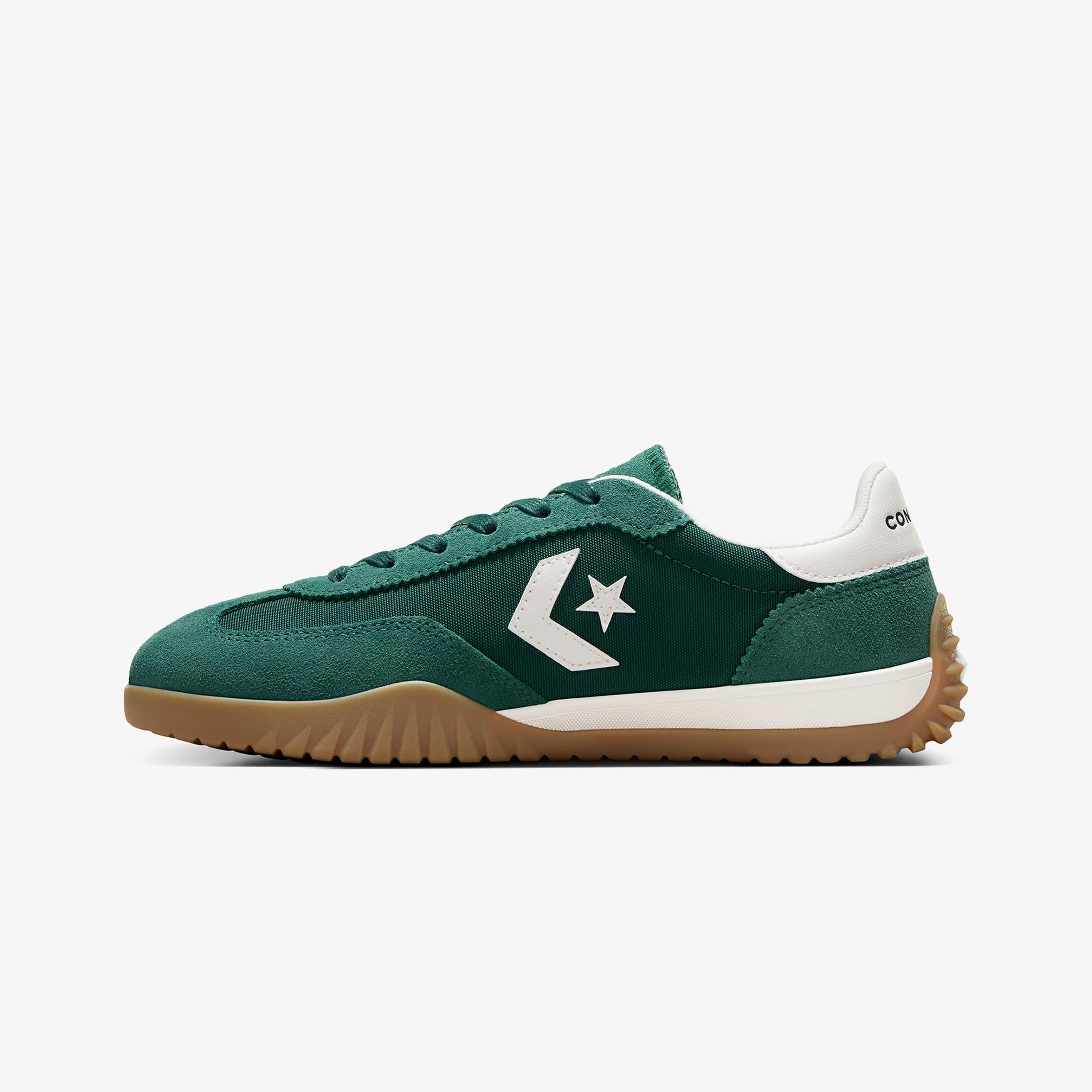 Converse Run Star Trainer Unisex Yeşil Süet Sneaker