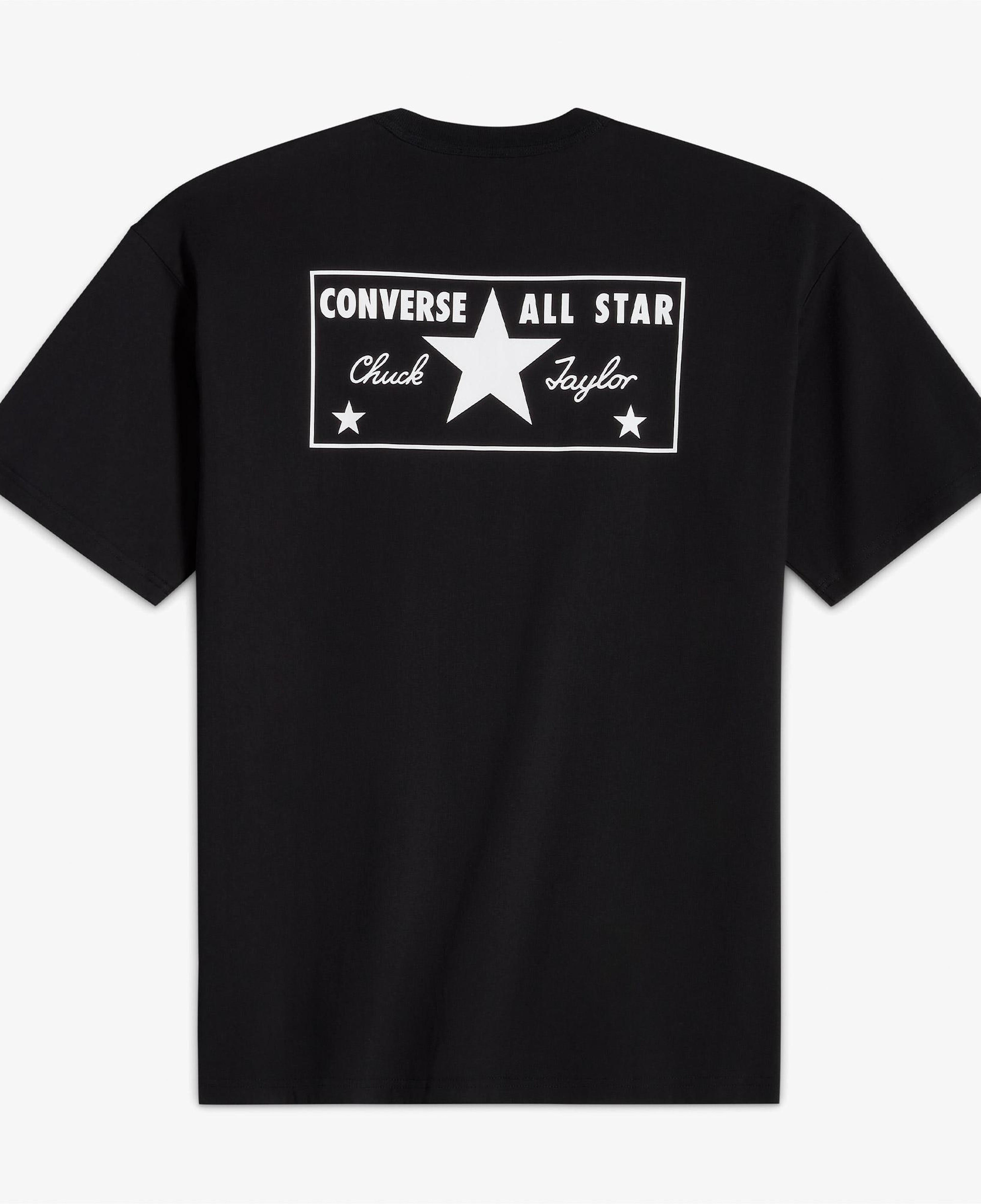 Converse Erkek Grafik Baskılı Siyah T-Shirt