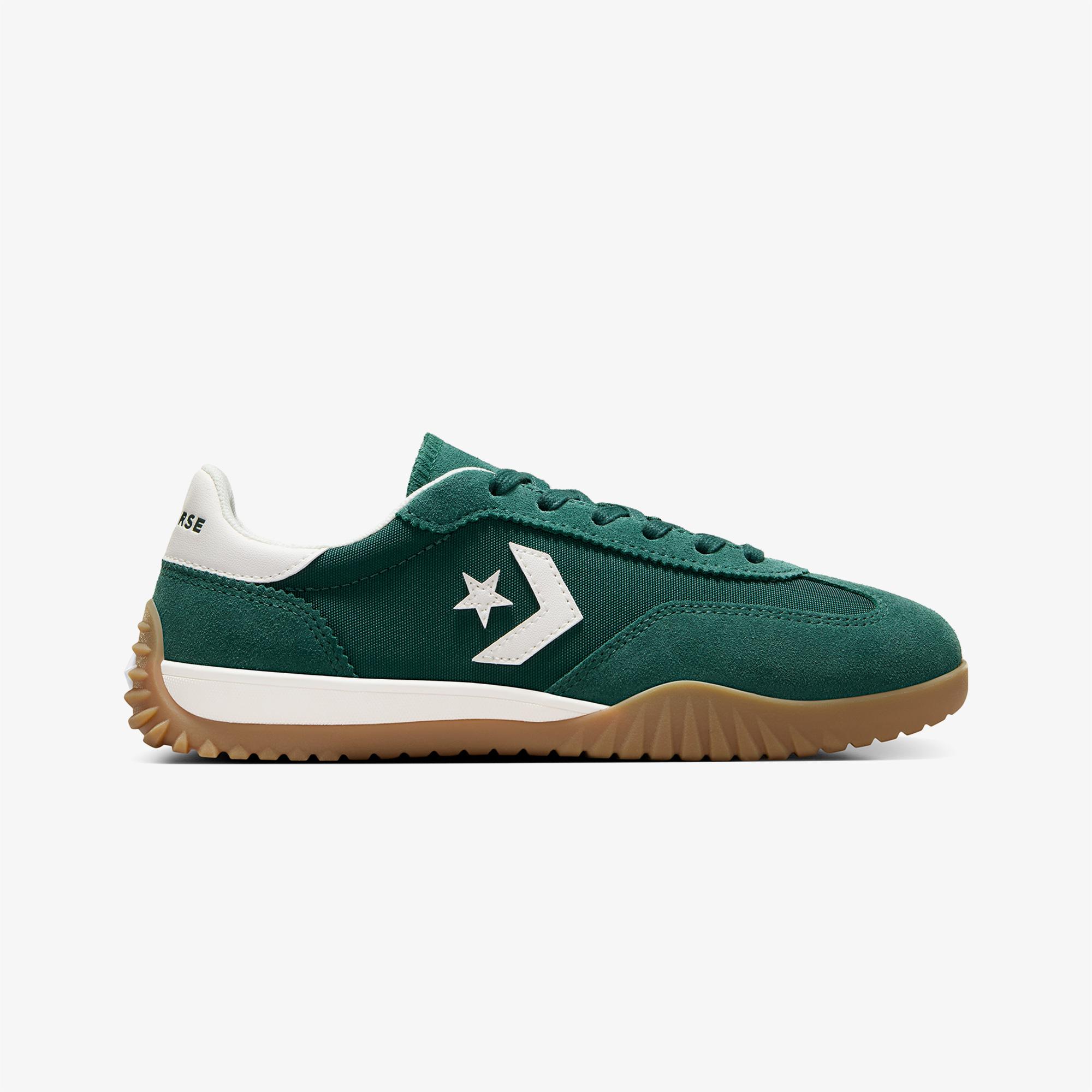 Converse Run Star Trainer Unisex Yeşil Süet Sneaker