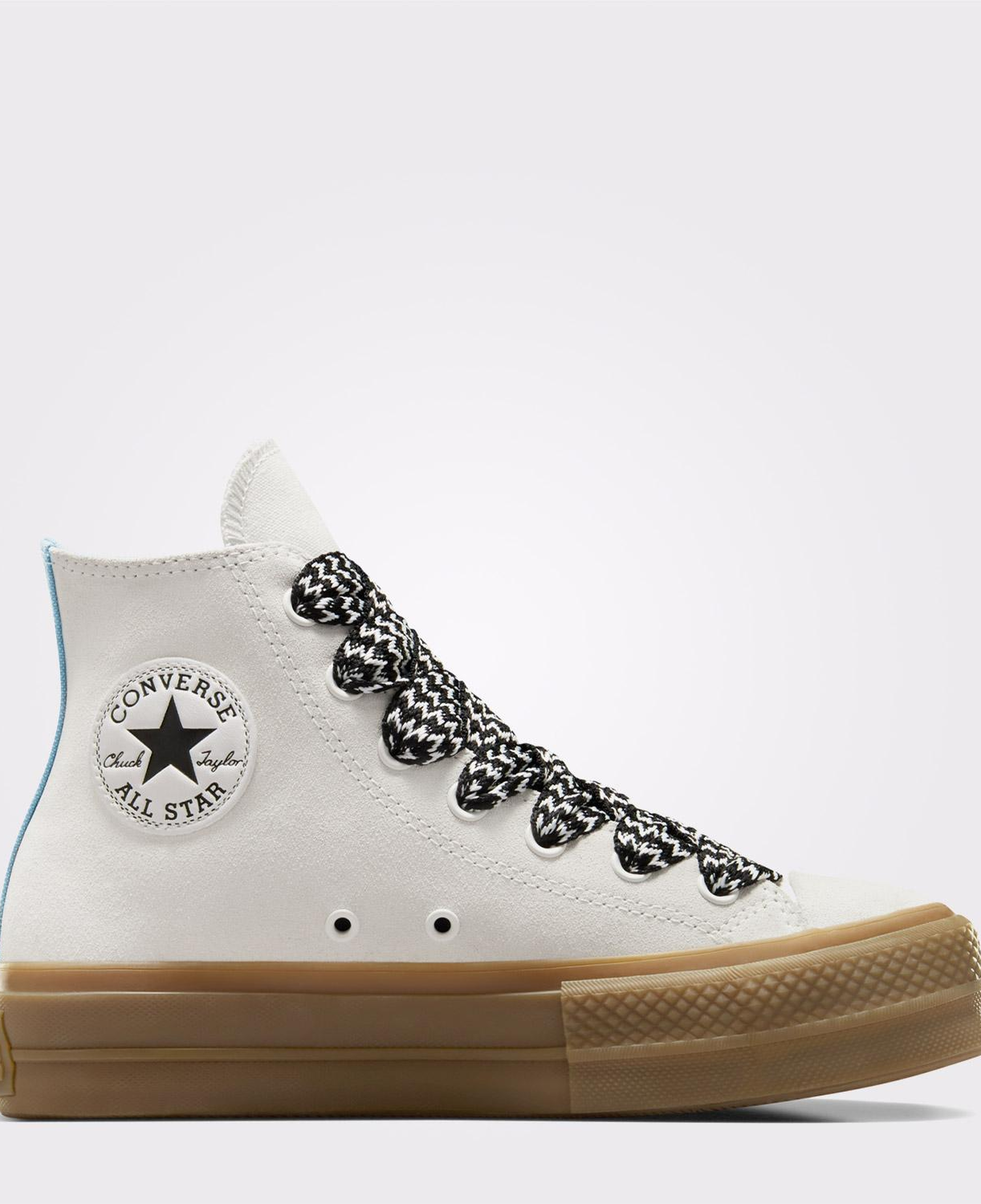 Converse Chuck Taylor All Star Lift Kadın Krem Süet Platform Sneaker