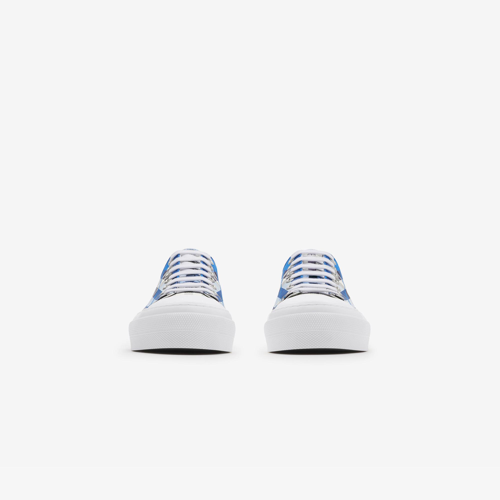 Burberry Check Erkek Mavi Sneaker