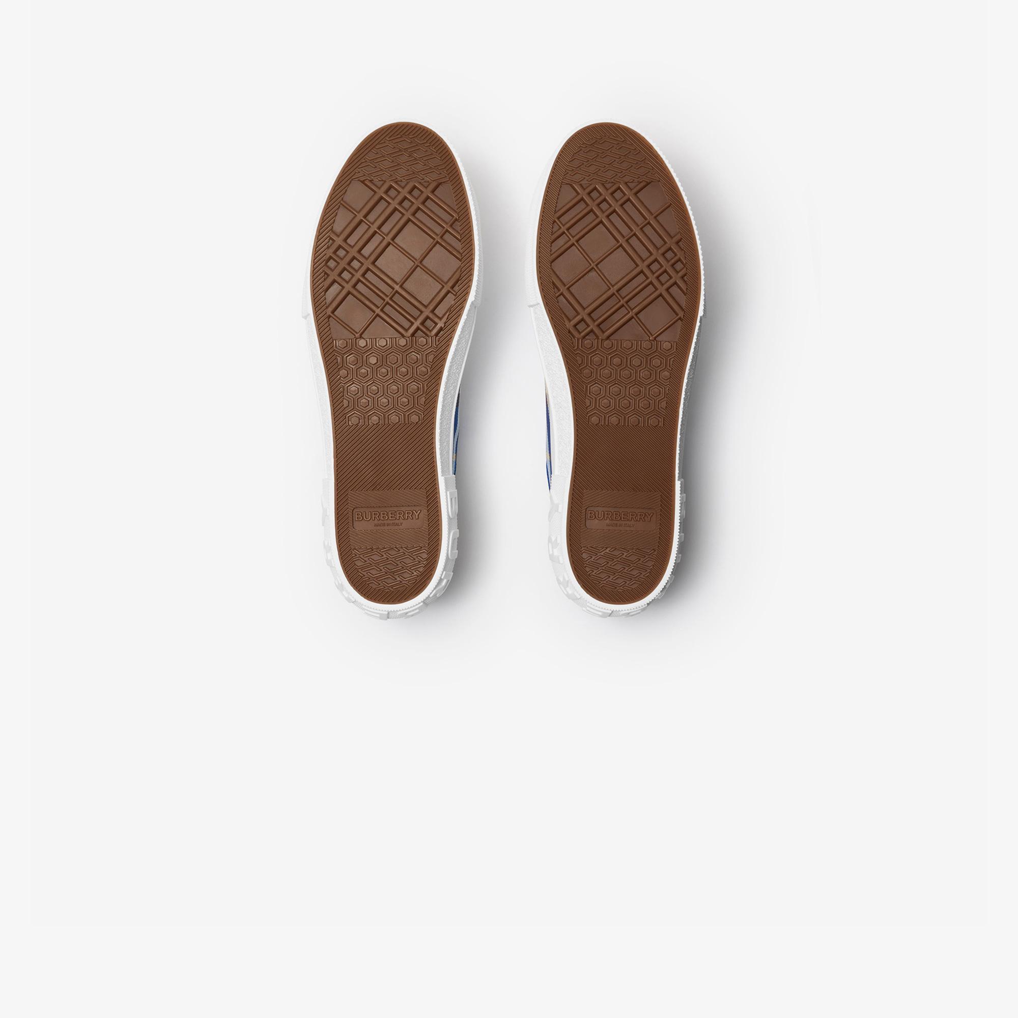 Burberry Check Erkek Mavi Sneaker