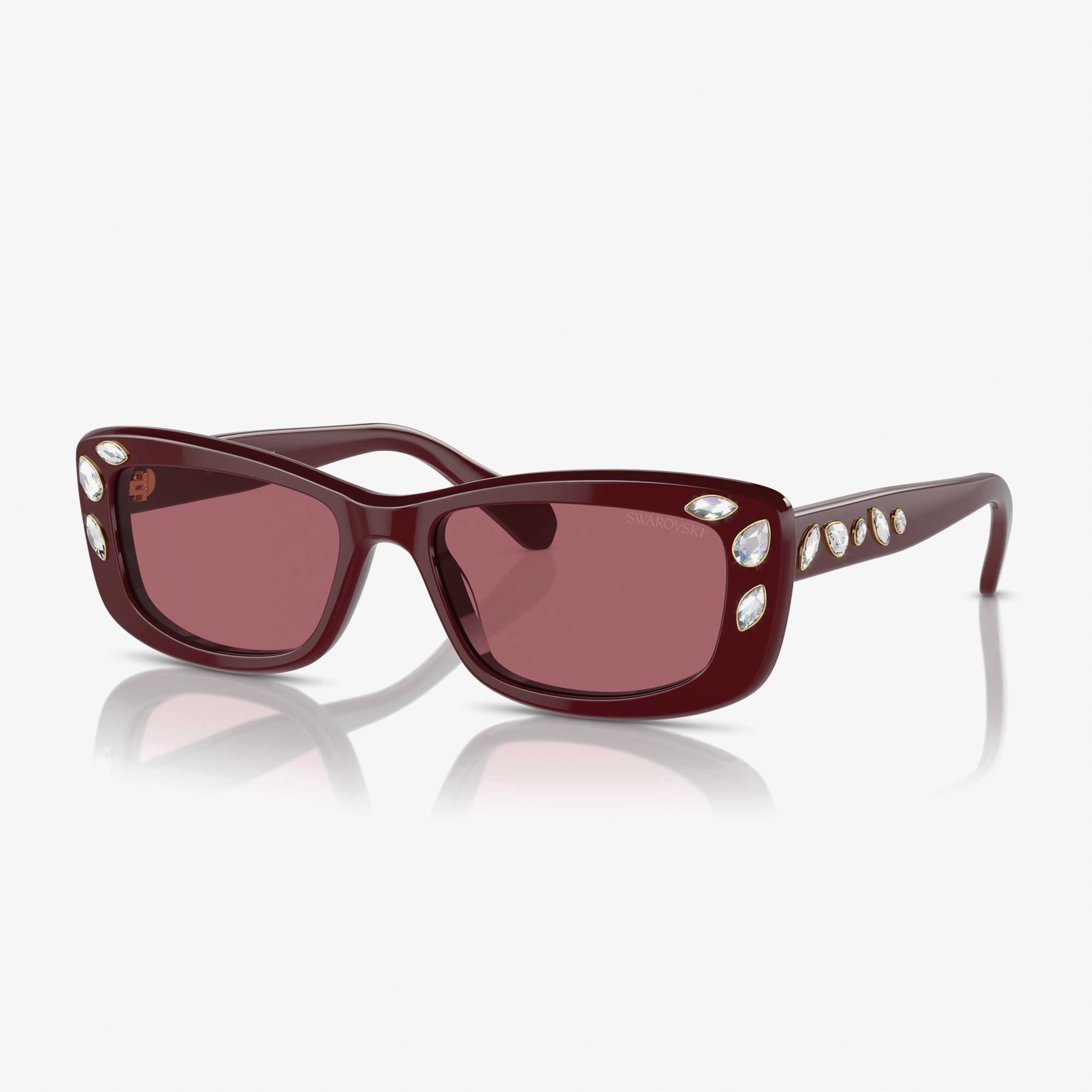 Swarovski 0SK6008 Acetate Kadın Bordo Güneş Gözlüğü