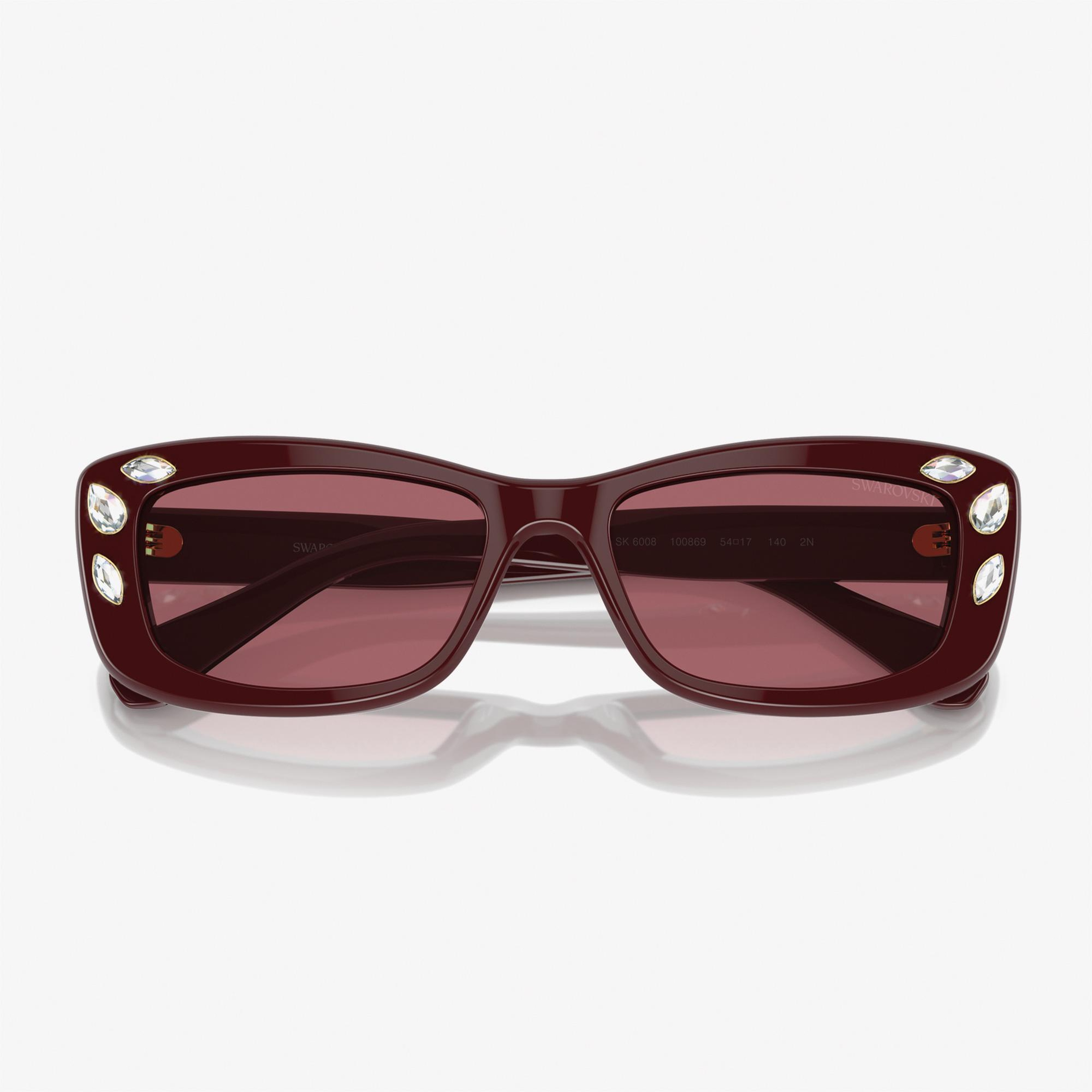 Swarovski 0SK6008 Acetate Kadın Bordo Güneş Gözlüğü