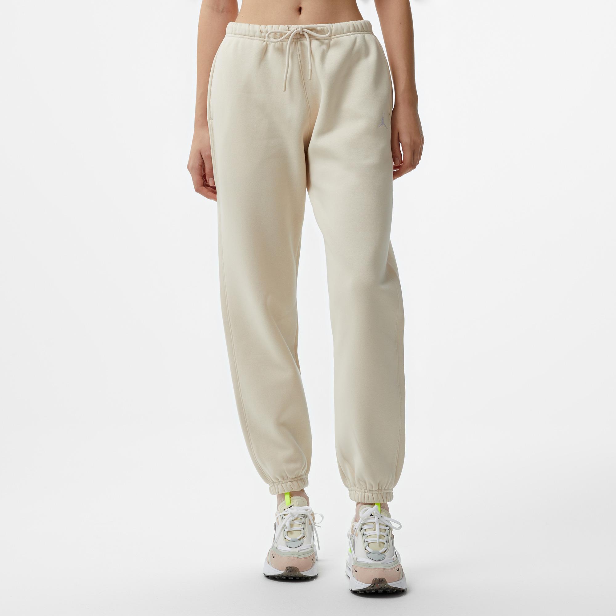 Jordan Brooklyn Fleece Kadın Krem Eşofman Altı