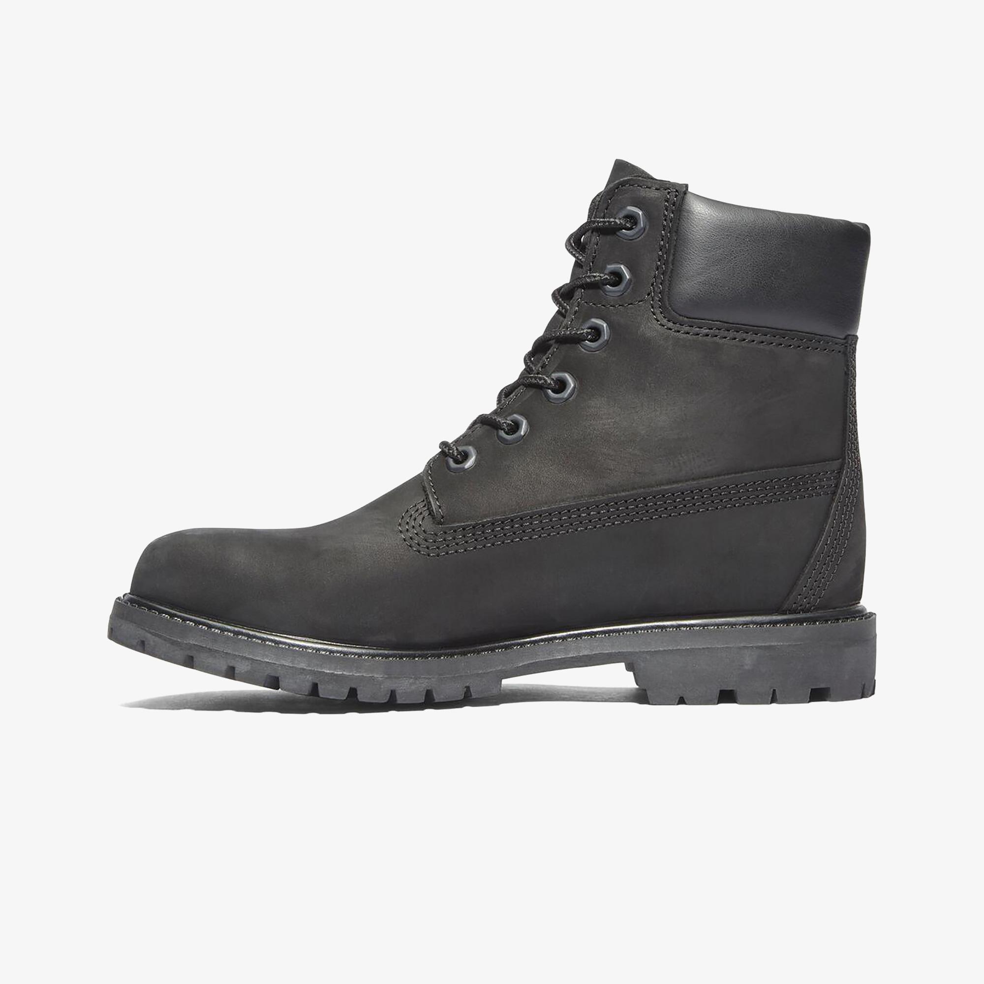 Timberland Premium 6 Inch Lace Up Kadın Siyah Bot