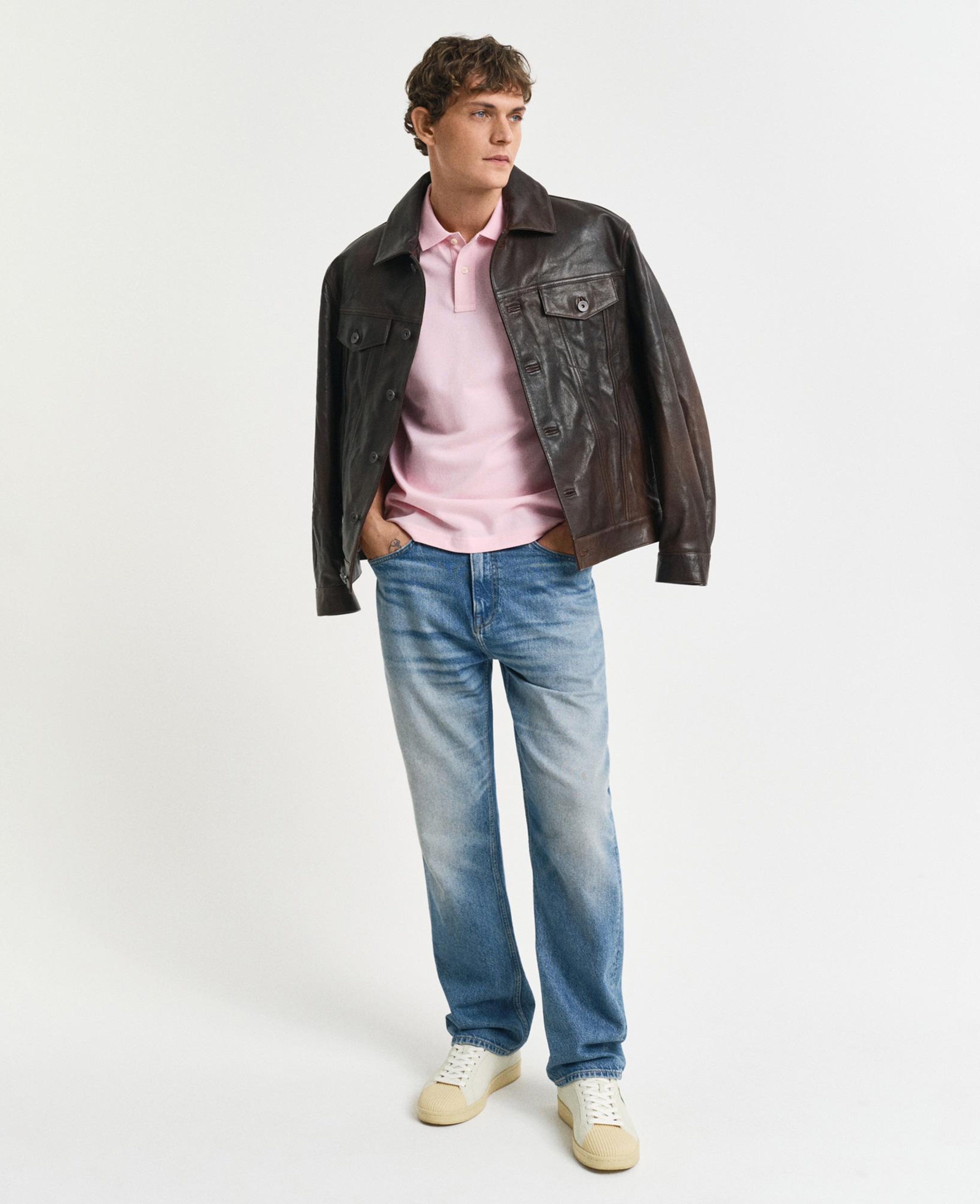 GANT Erkek Pembe Regular Fit Polo