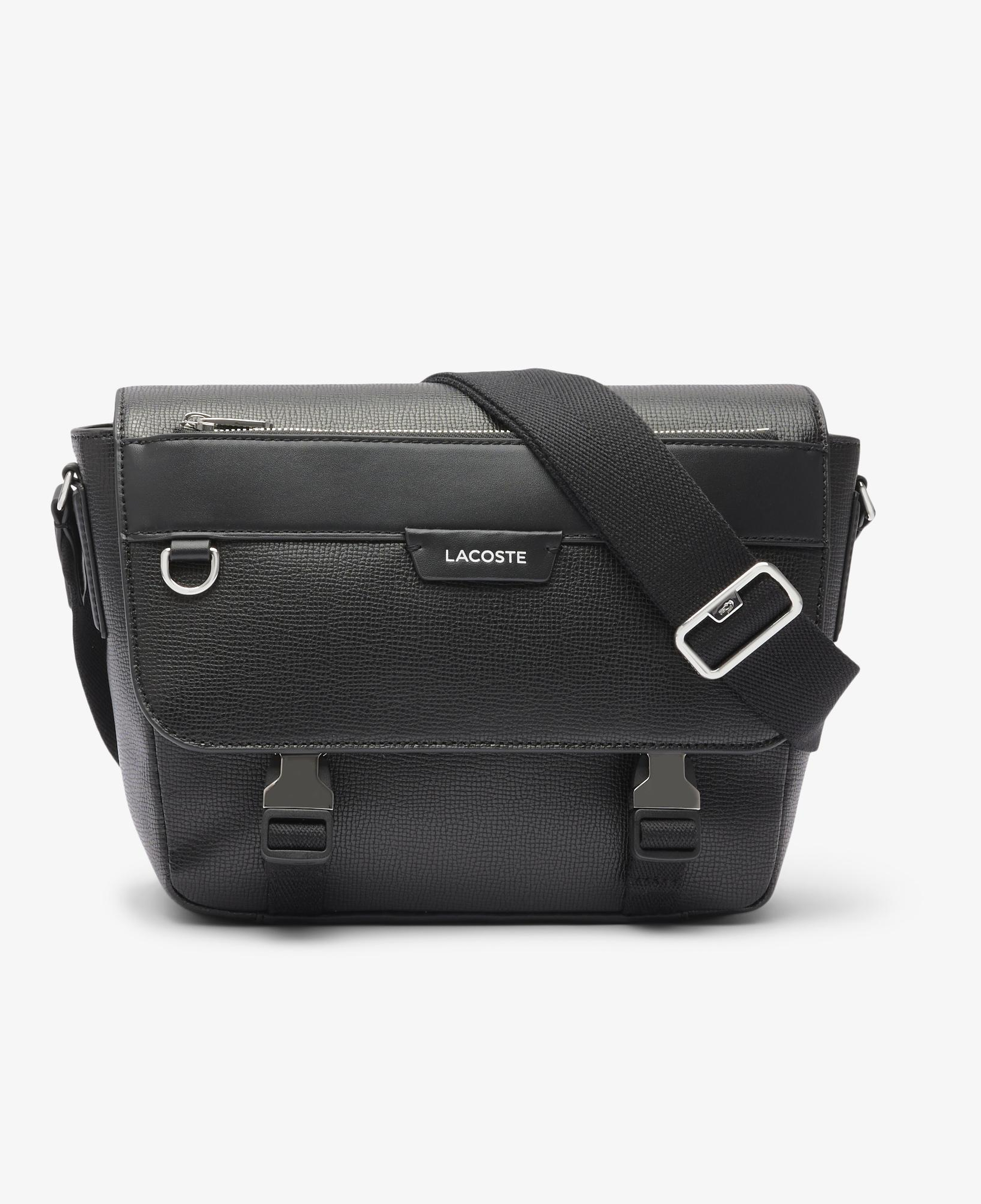 Lacoste Erkek Deri Siyah Omuz Çantası