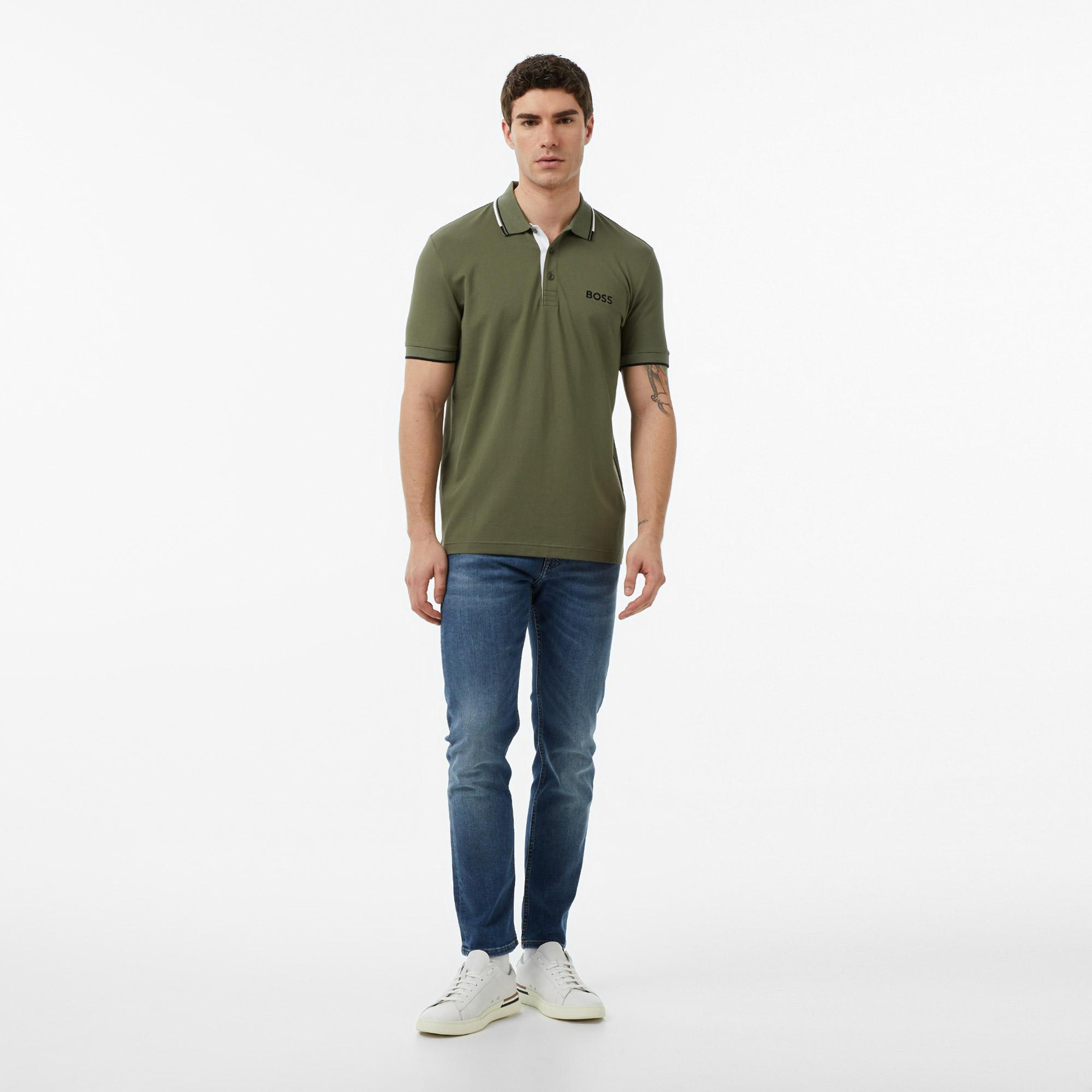 Boss Paddy Pro Erkek Bej Polo