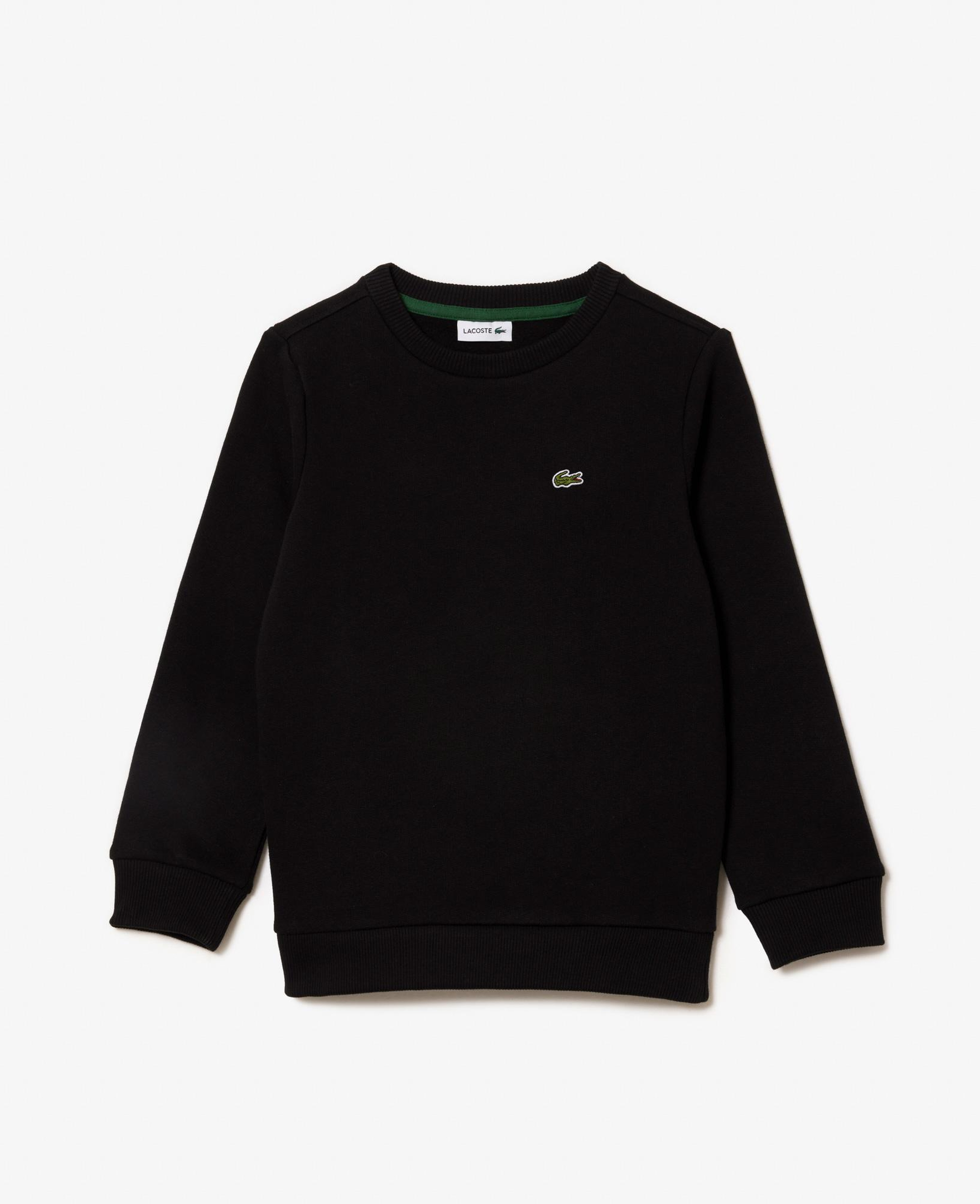 Lacoste Çocuk Bisiklet Yaka Siyah Sweatshirt