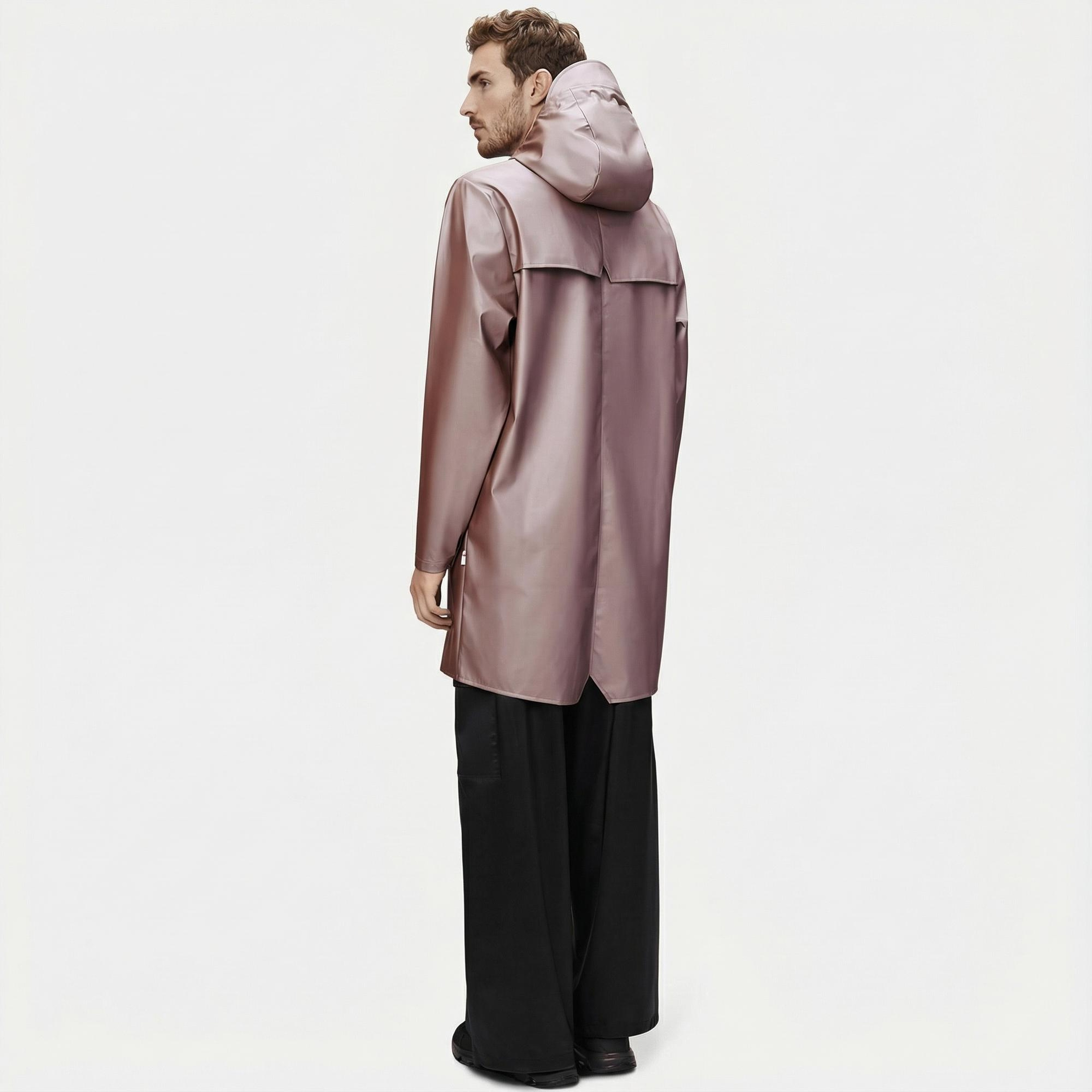 Rains Long Jacket W3 Unisex Kahverengi Yağmurluk