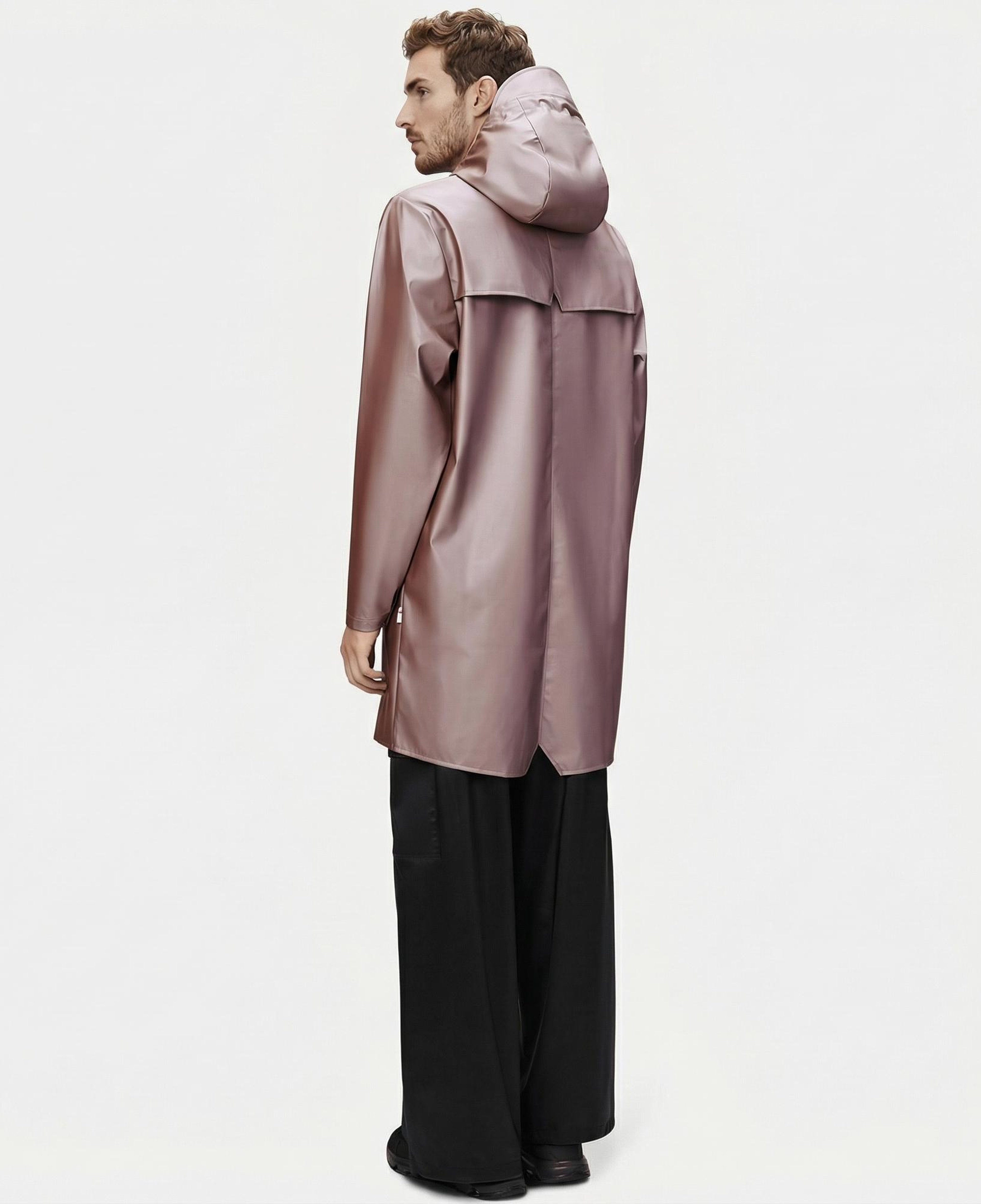 Rains Long Jacket W3 Unisex Kahverengi Yağmurluk