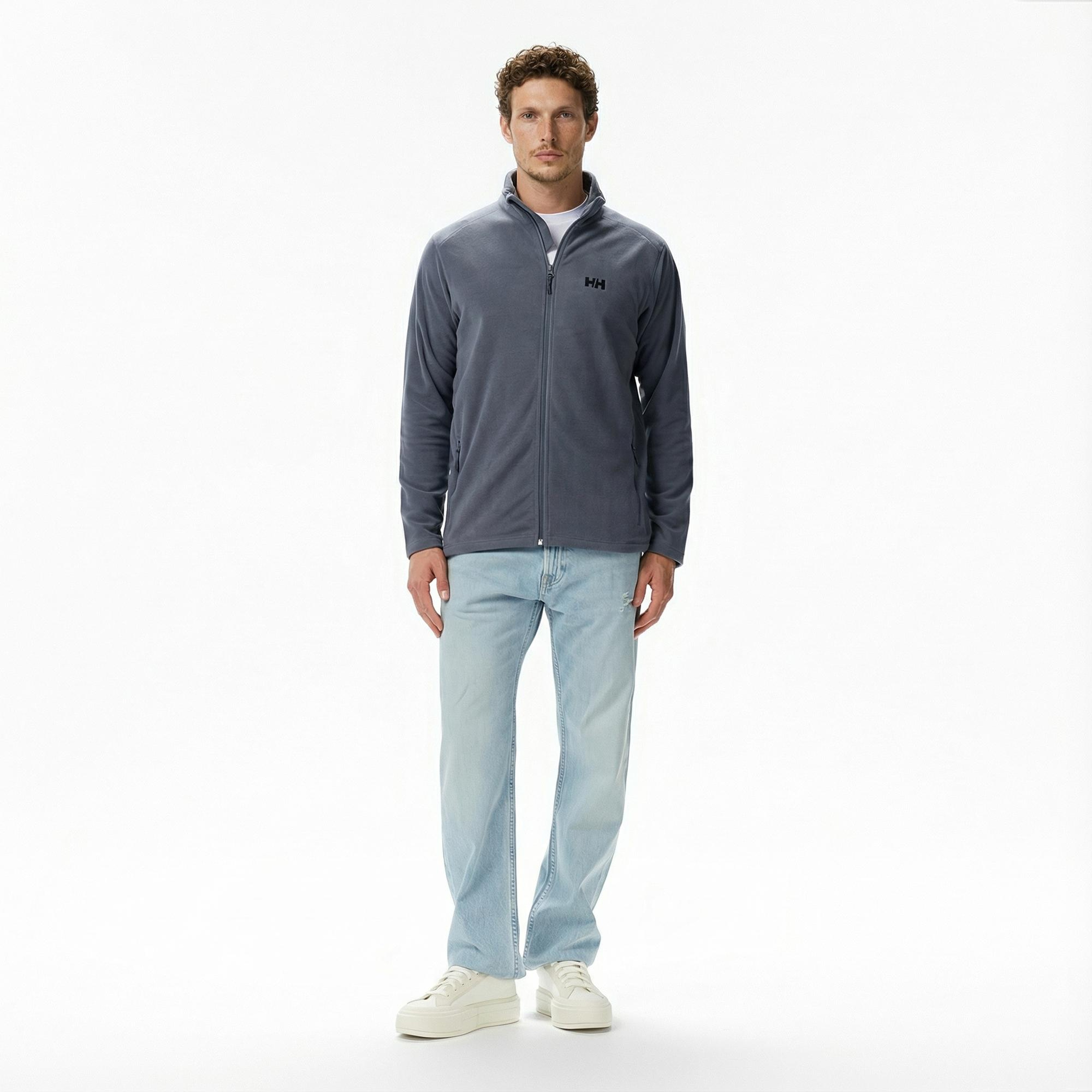 Helly Hansen Fullzip Polar Erkek Gri Ceket