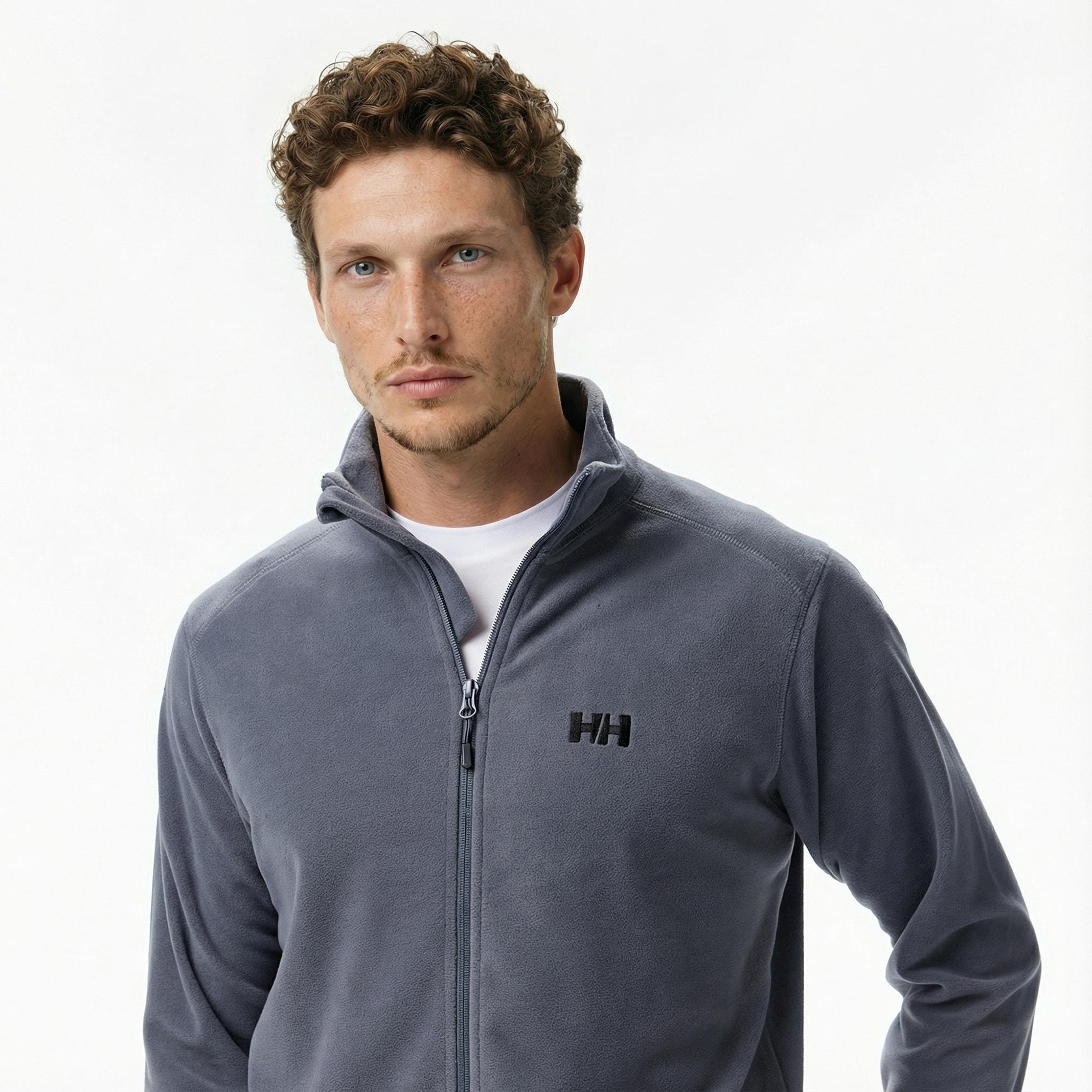 Helly Hansen Fullzip Polar Erkek Gri Ceket