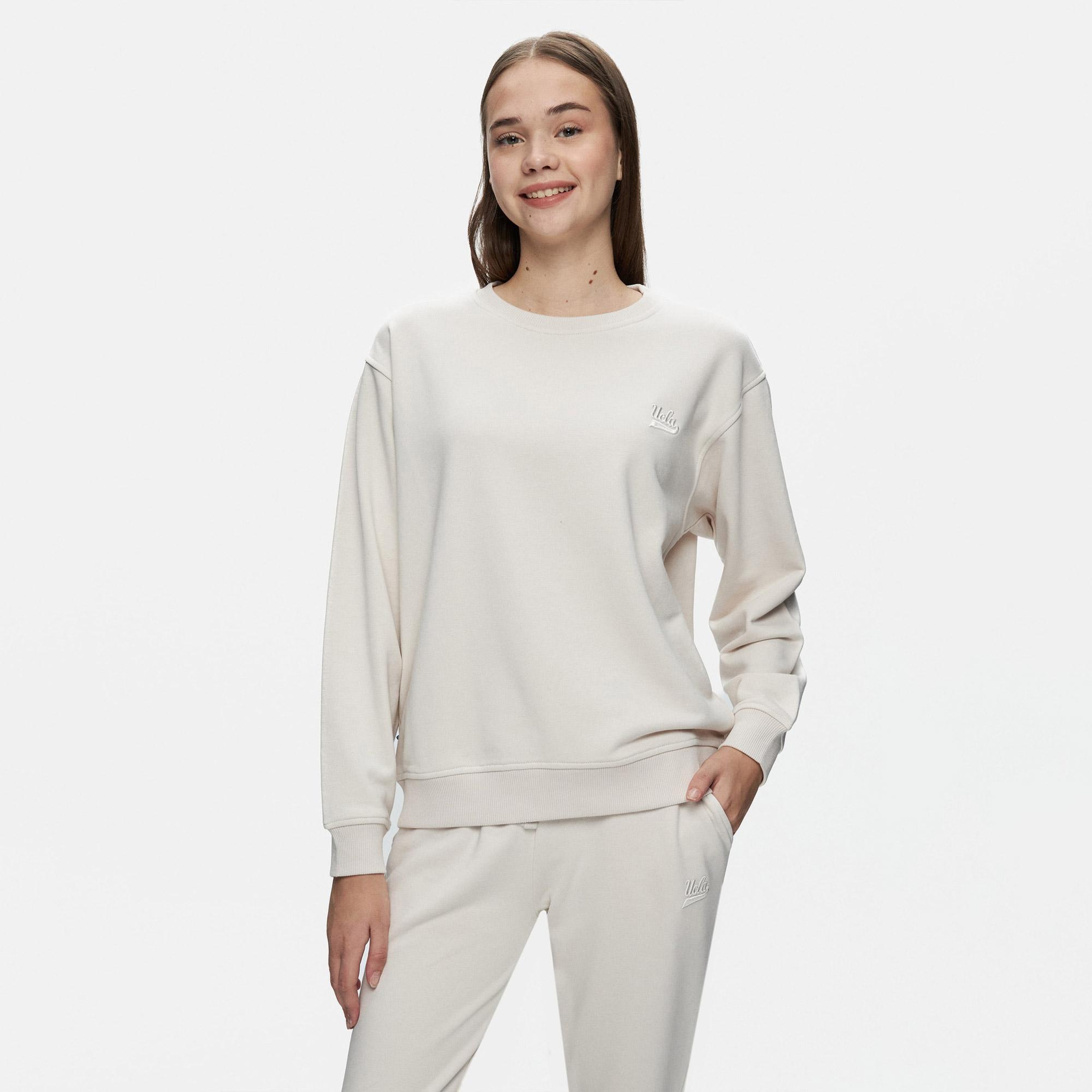 Ucla Sunniva Kadın Krem Rengi Sweatshirt